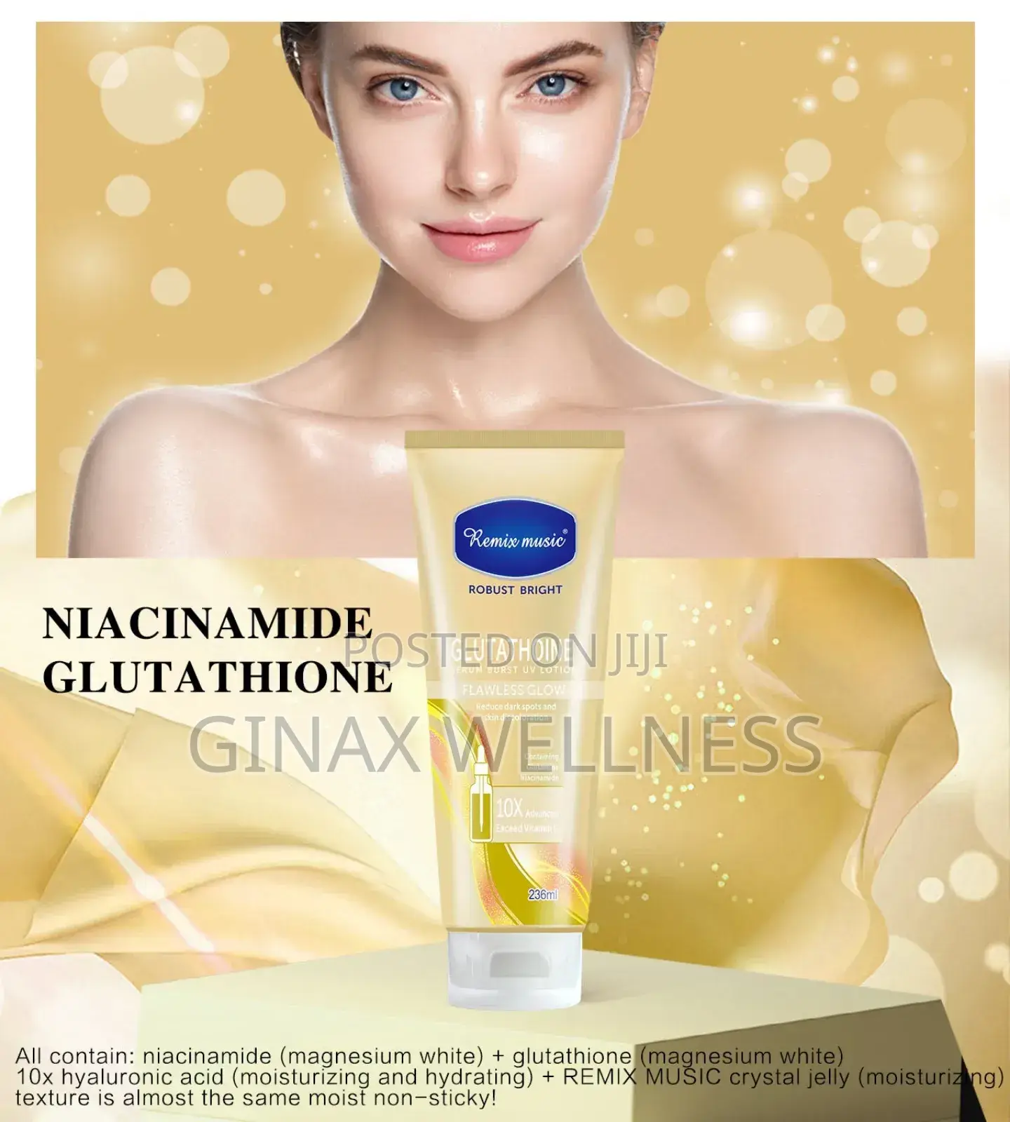 Remix Music Flawless Glow Body Lotion