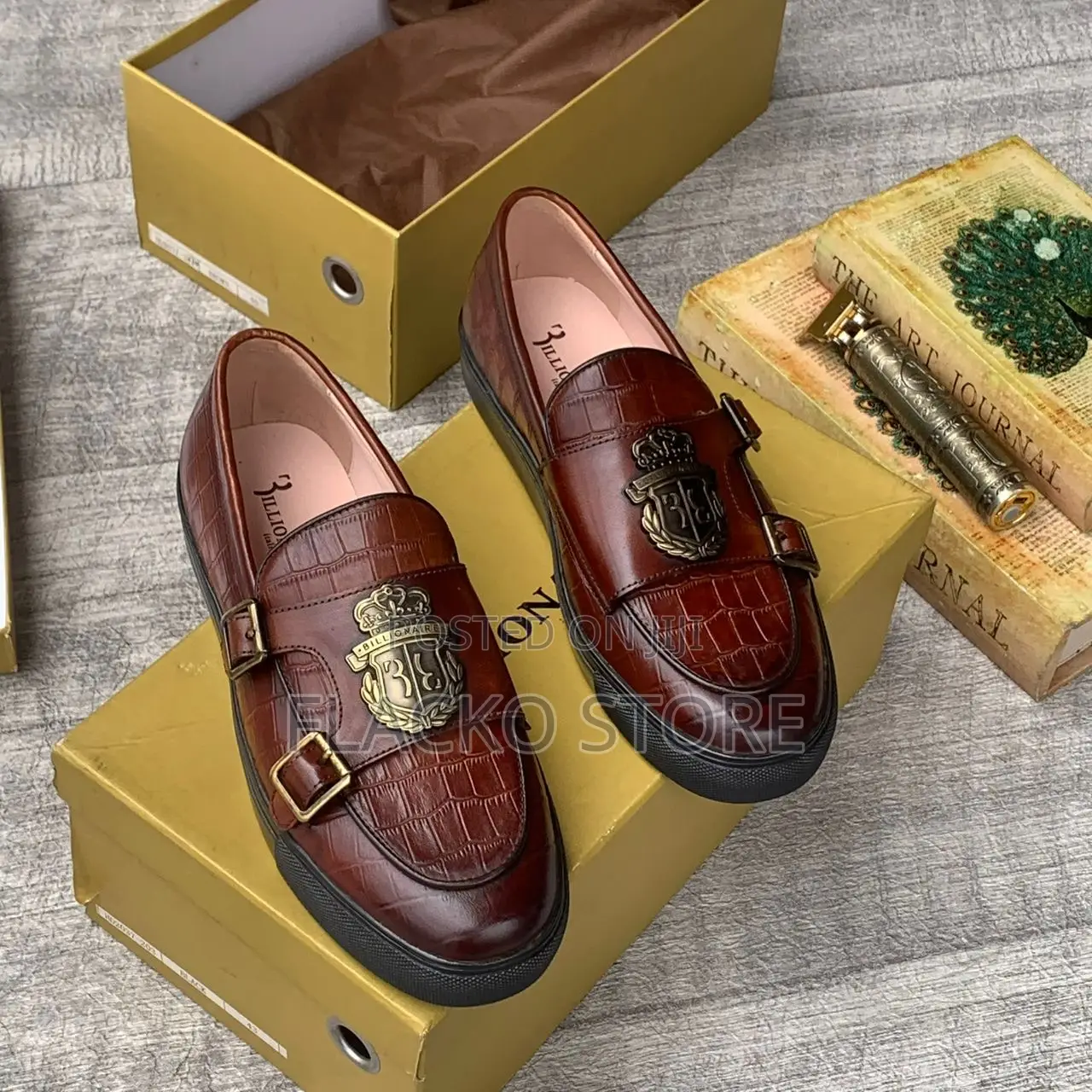 Original Billionaire Casual Leather Sneakers