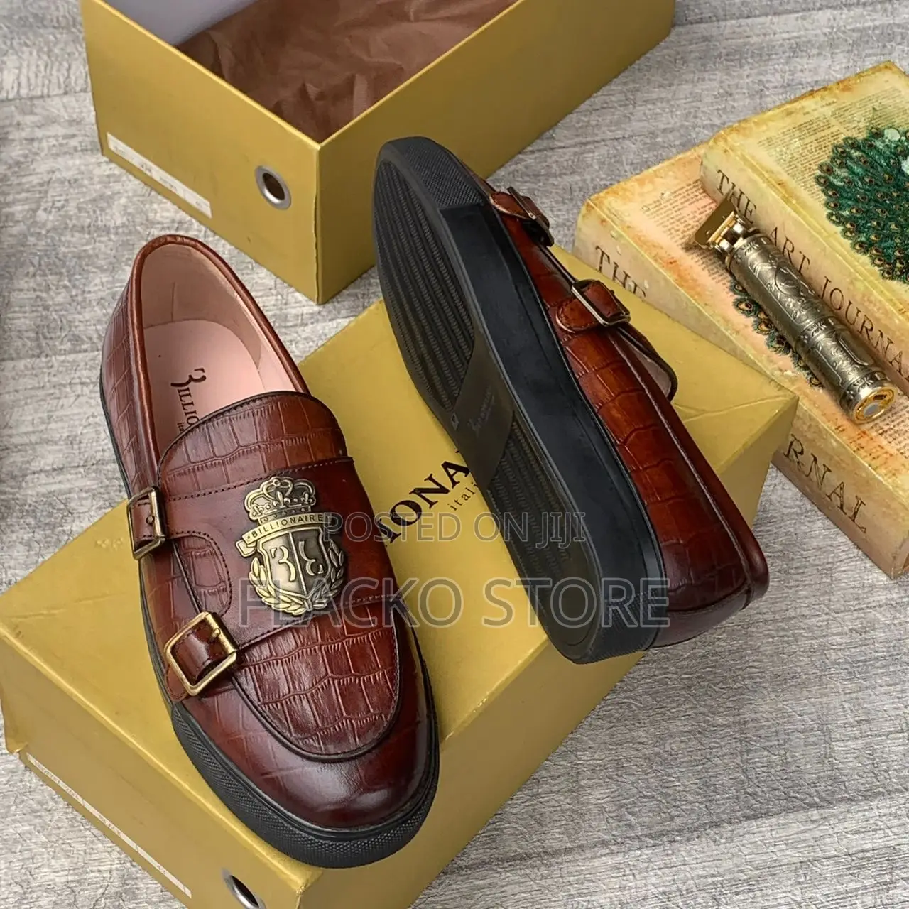 Original Billionaire Casual Leather Sneakers