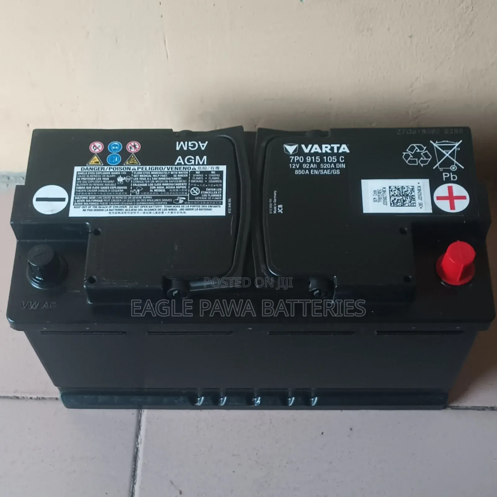 Varta Agm Battery 100ah