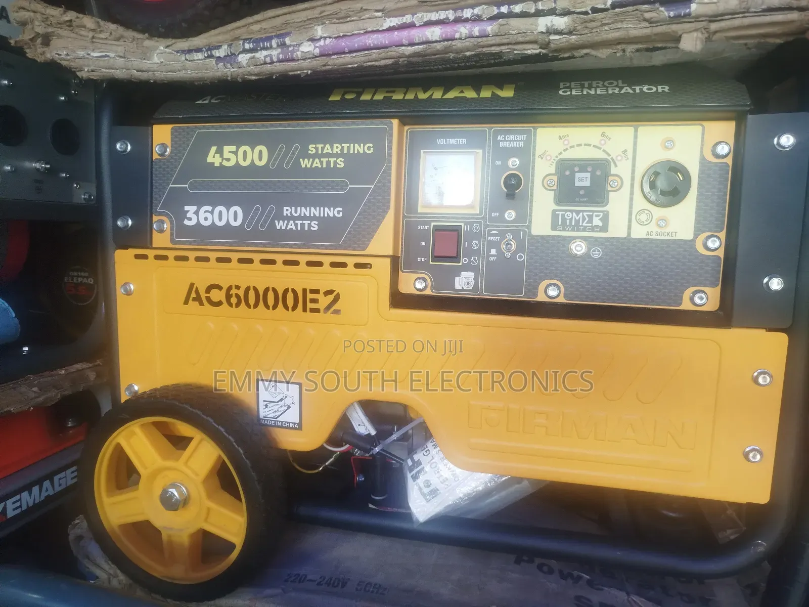 Sumec Firman Key  Start Petrol Generator With Timer 4.5 Kva