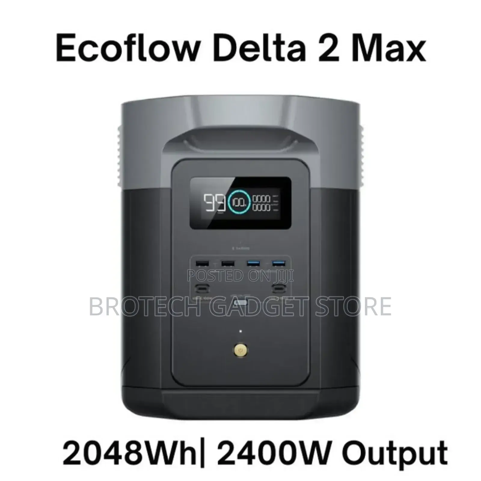 Ecoflow Delta 2 Max Battery Capacity 2048wh (5 Years Warranty)