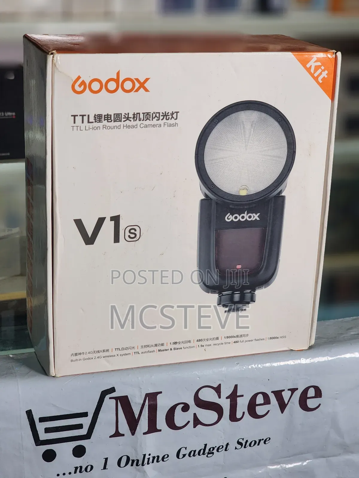 Godox V1s Speedlight Flash Open Box