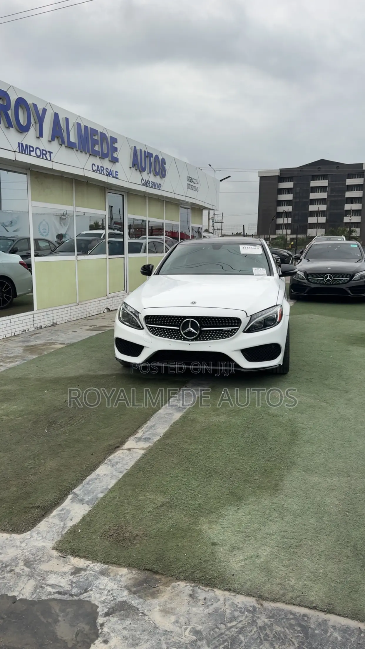 Mercedes-Benz C43 4Matic Sedan AWD (3.0L V6 9AM) 2018 White