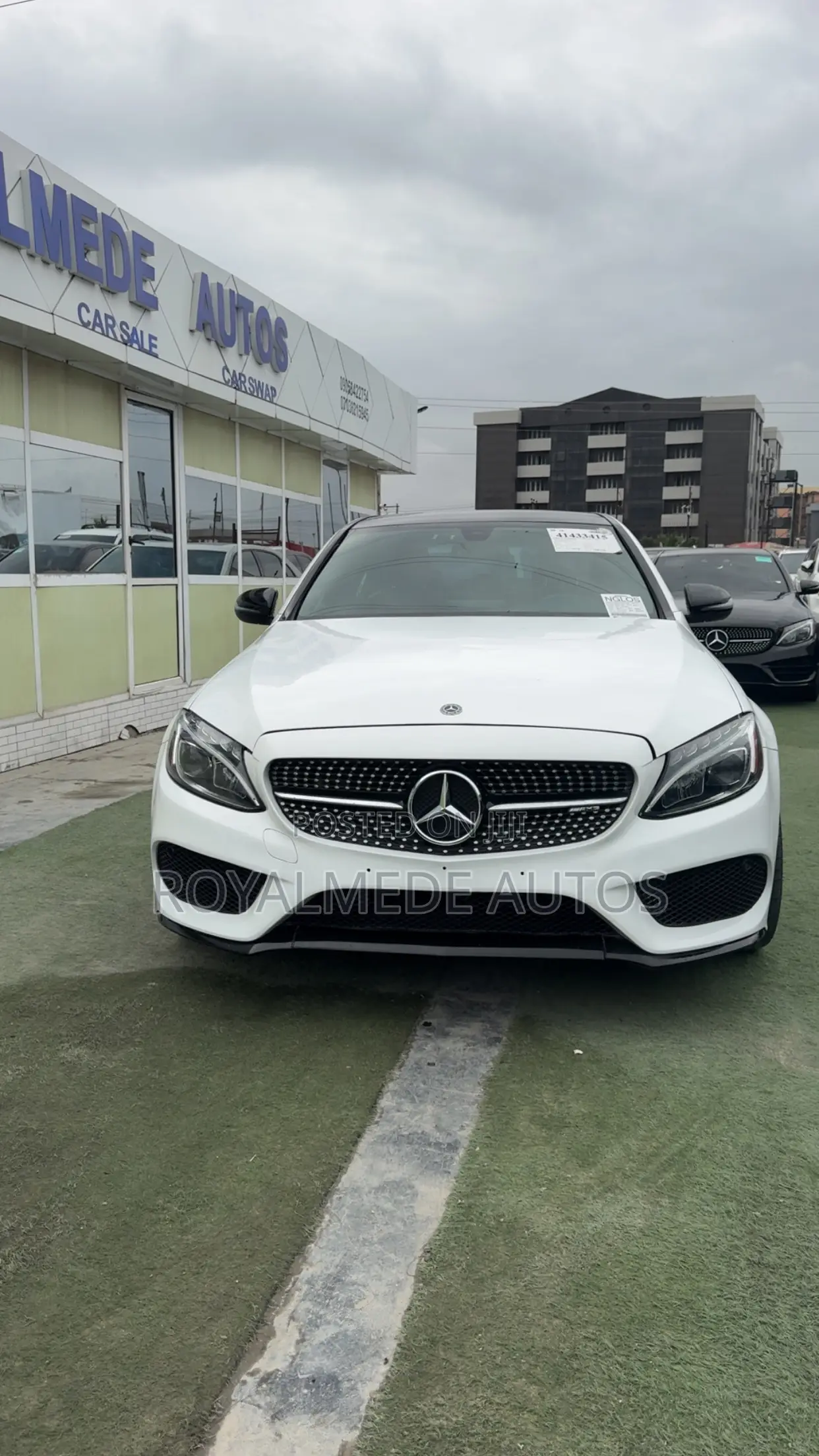 Mercedes-Benz C43 4Matic Sedan AWD (3.0L V6 9AM) 2018 White