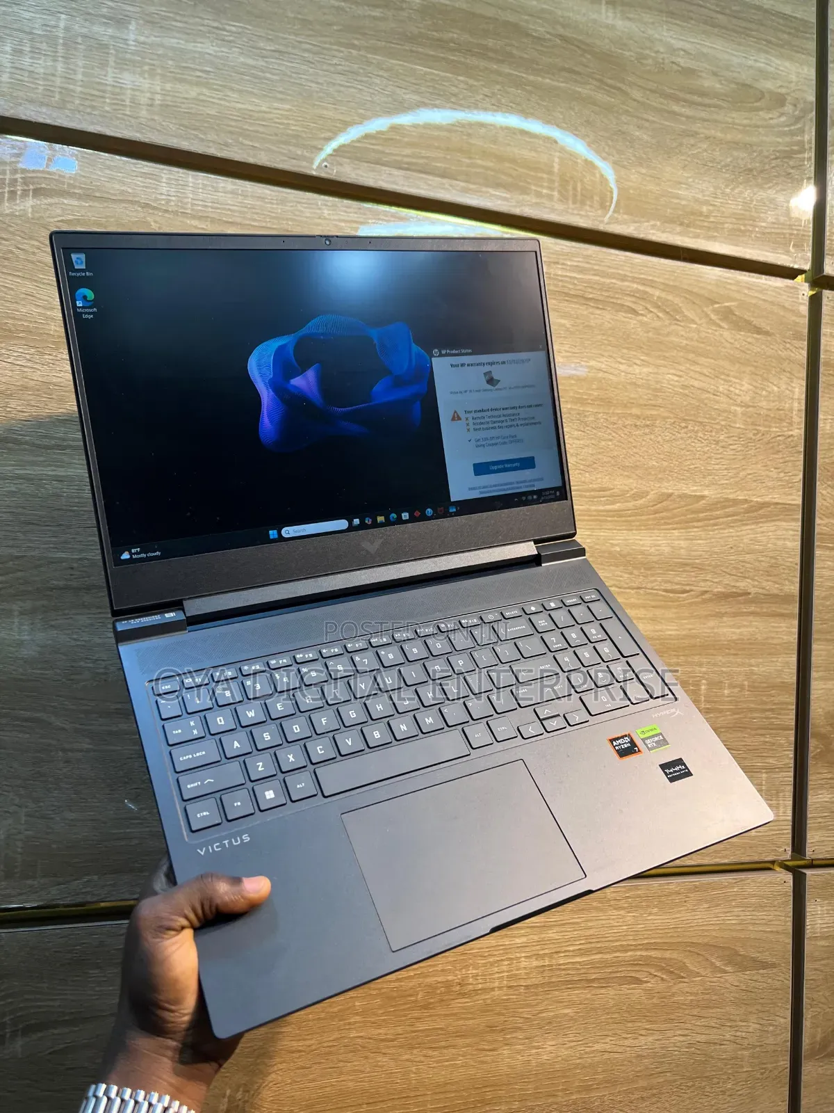 Laptop HP Victus 15 16GB AMD Ryzen 7 SSD 500GB