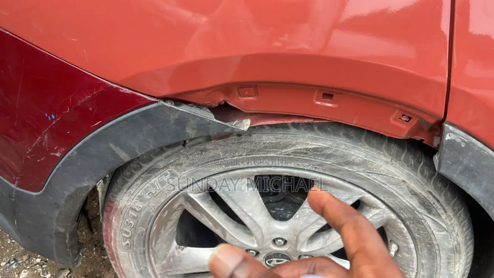 Hyundai Santa Fe Back Fender Chrome Set