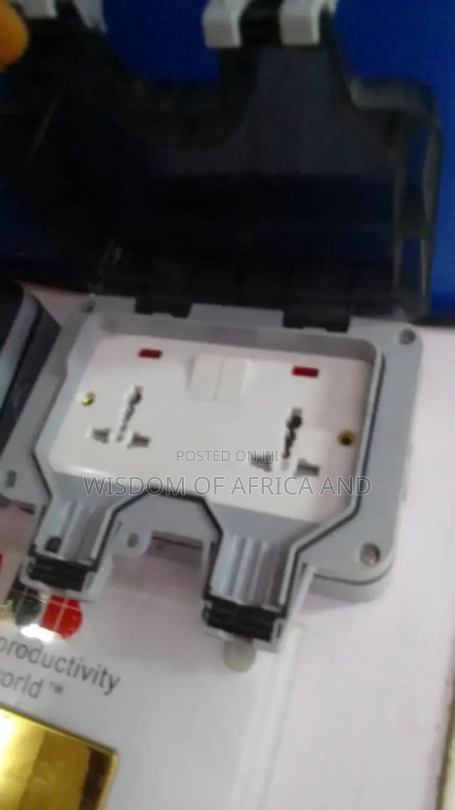 Waterproof Socket 13amp Double With Sound Cover