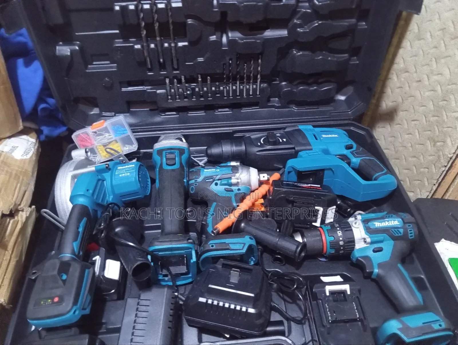 5in1 Cordless Hammer, Jigsaw, Screw, Secular Saw, Bgrinding Machines