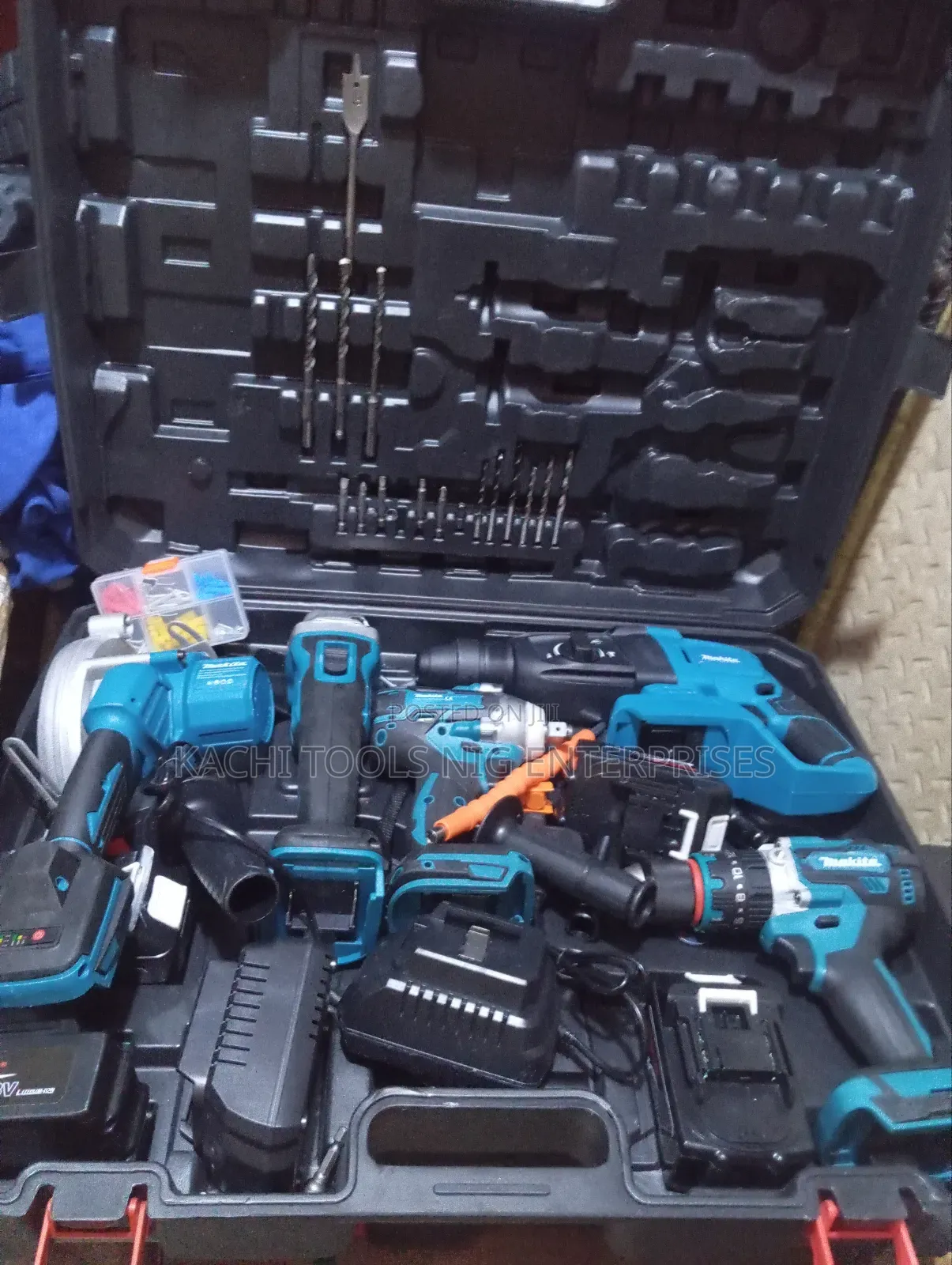 5in1 Cordless Hammer, Jigsaw, Screw, Secular Saw, Bgrinding Machines