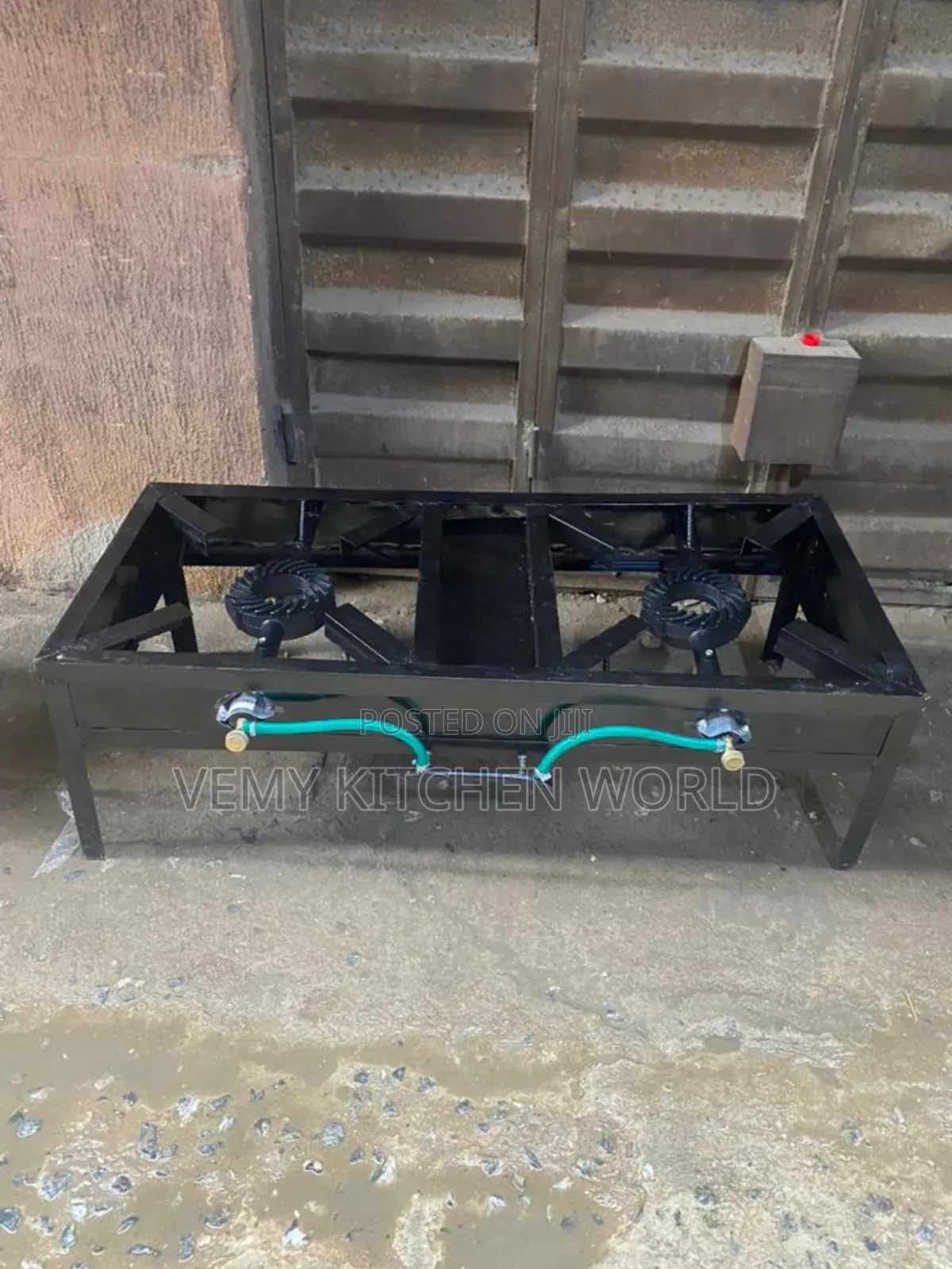 Long Double Cooker With Industrial Burners