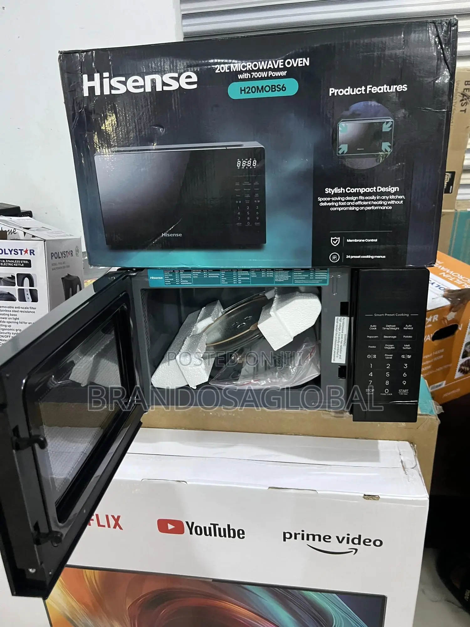 20l Hisense Microwave With Timer and Defrost