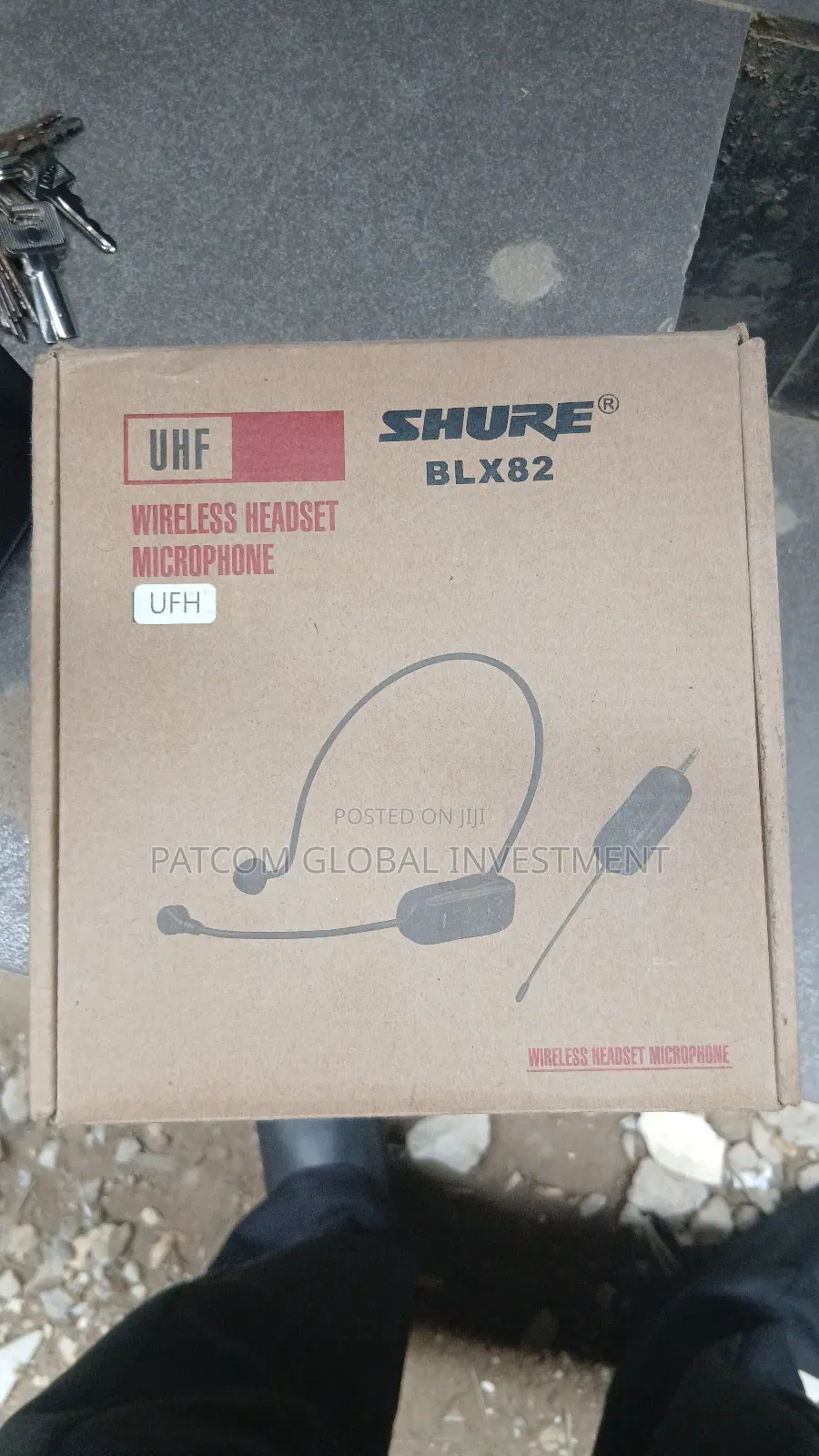 Shure Overhead Wireless Mic Blx82