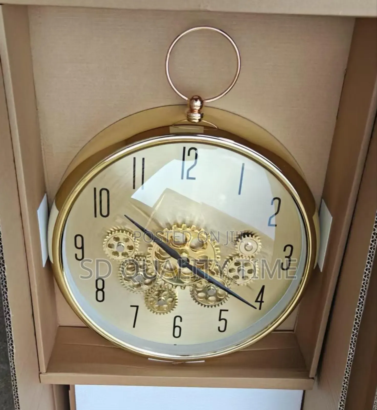 Iron Metal Frame Decorative Wall Clock