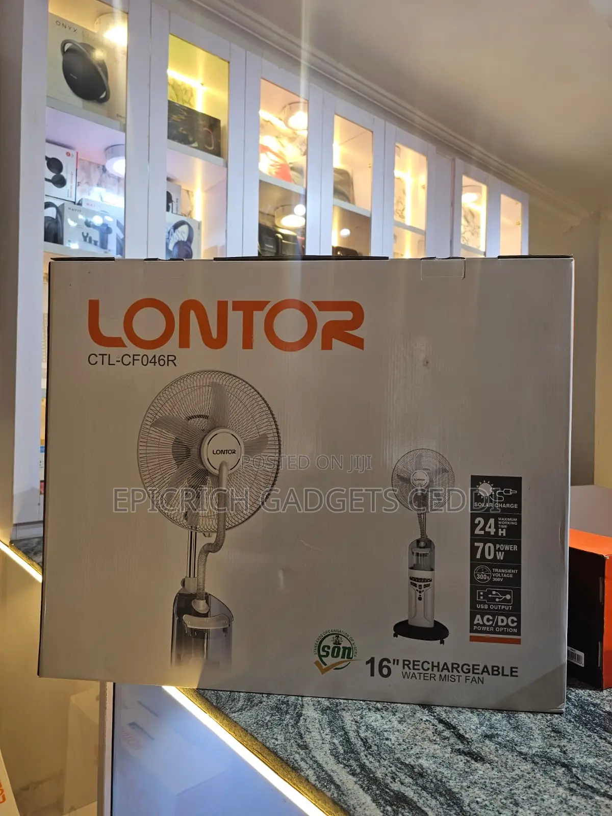 Lontor Mist/Ac Fan Wirh Chilling Breeze