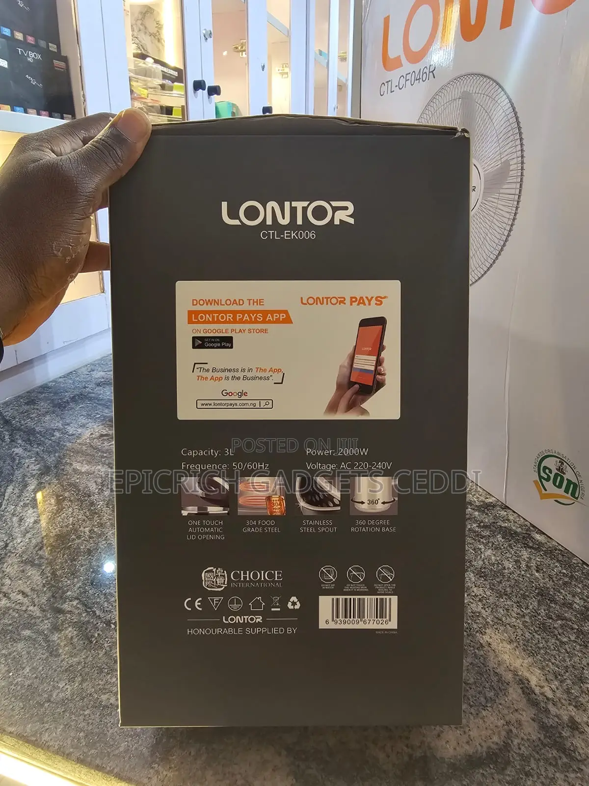 Lontor CTL-Ek006 Electric Kettle