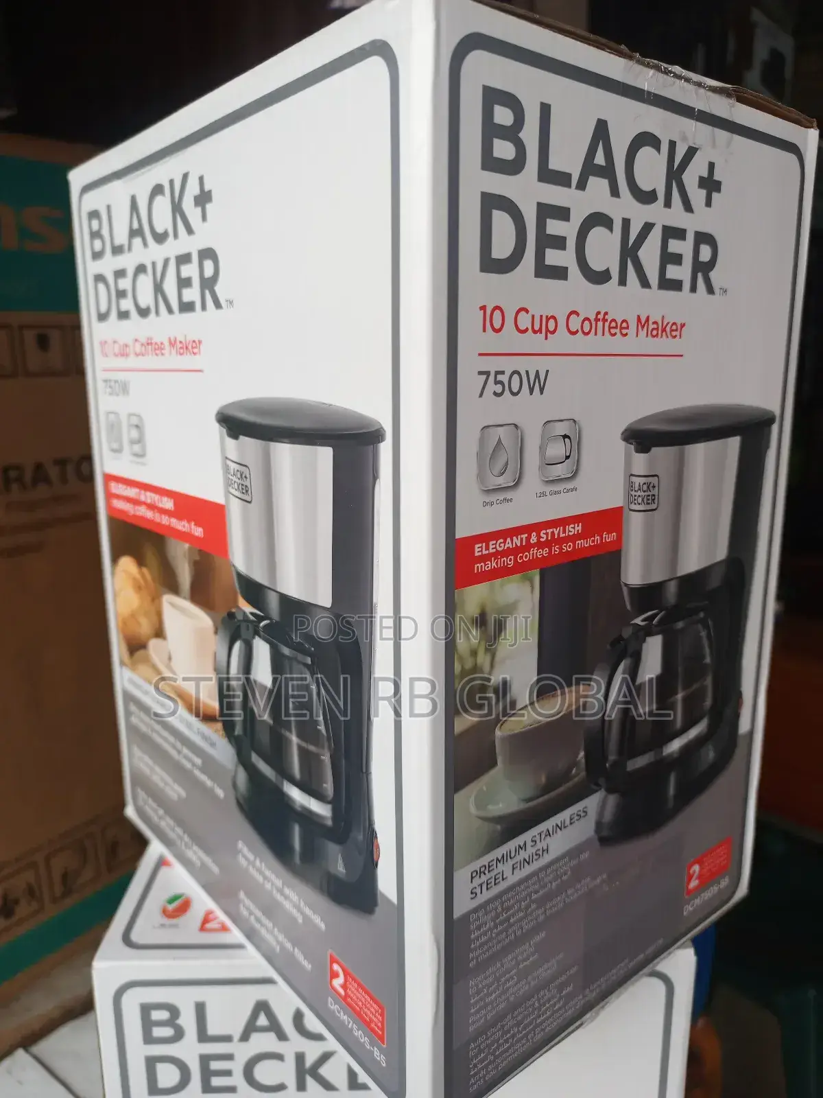 Black+Decker Electric Coffee Maker- 750w