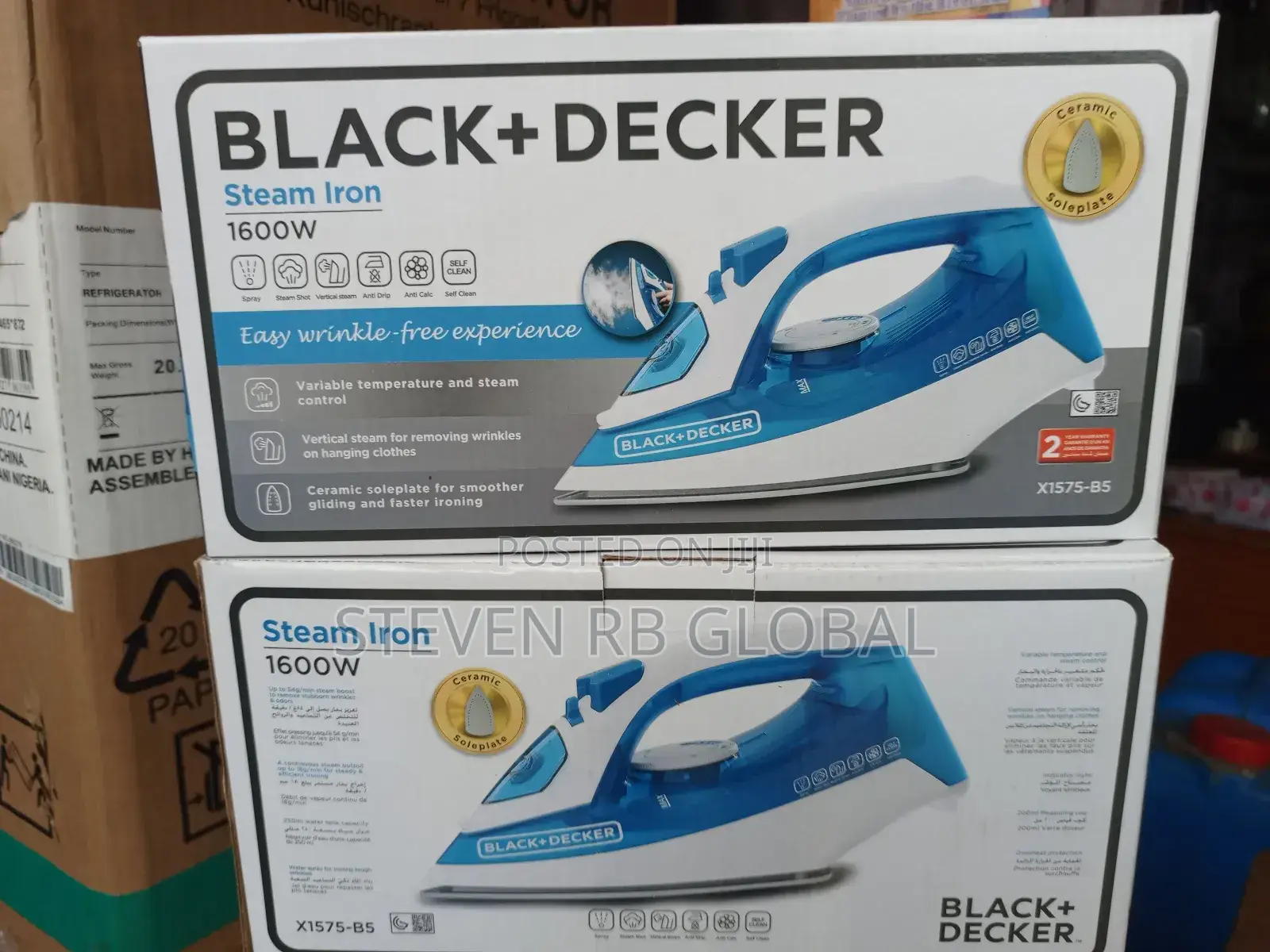 Black+Decker /Steam Iron/ 1600w /X1575-B5