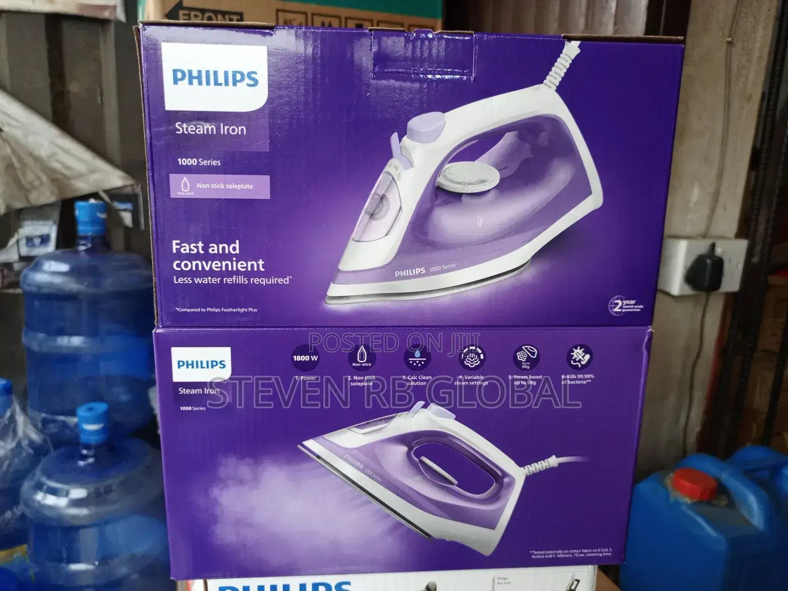 Philips Steam Iron/1800w/Dst1020/36 /Purple