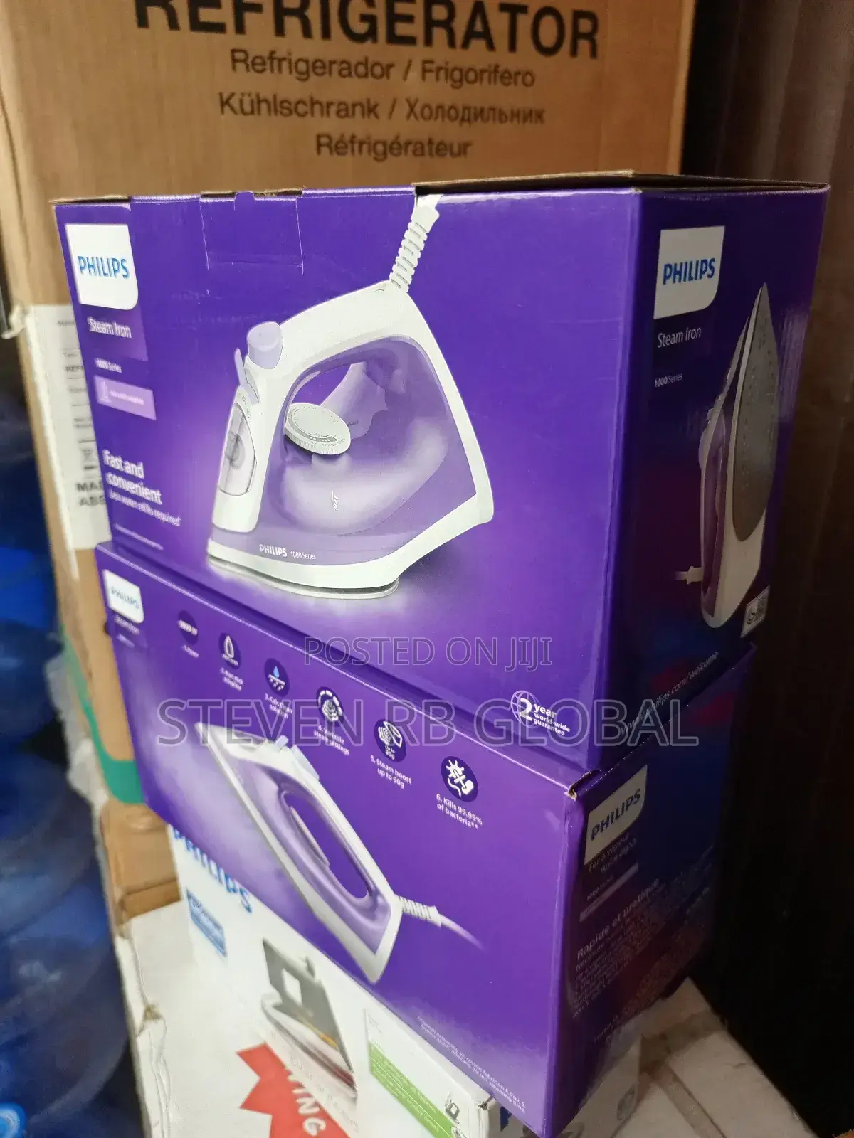 Philips Steam Iron/1800w/Dst1020/36 /Purple