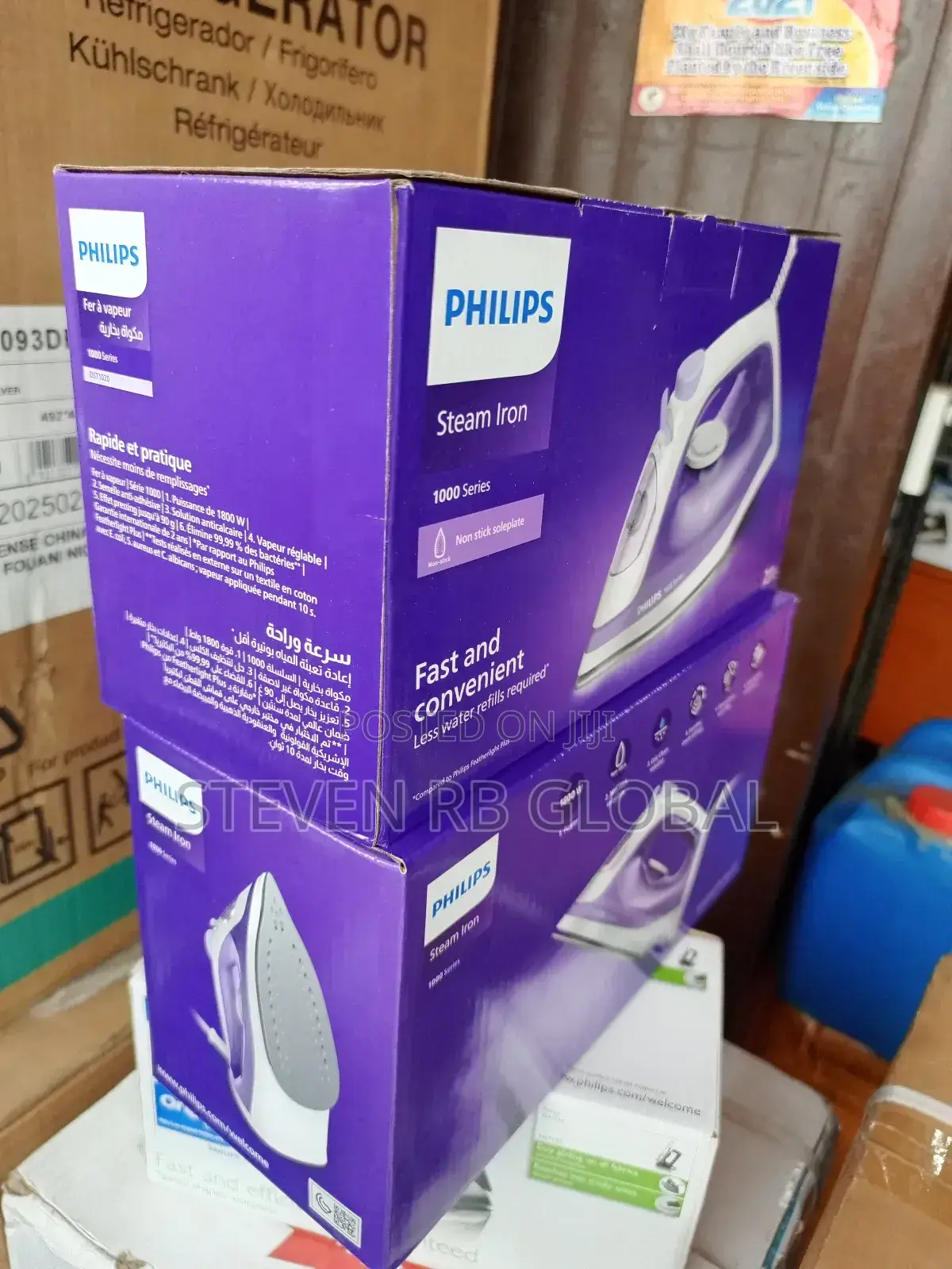 Philips Steam Iron/1800w/Dst1020/36 /Purple