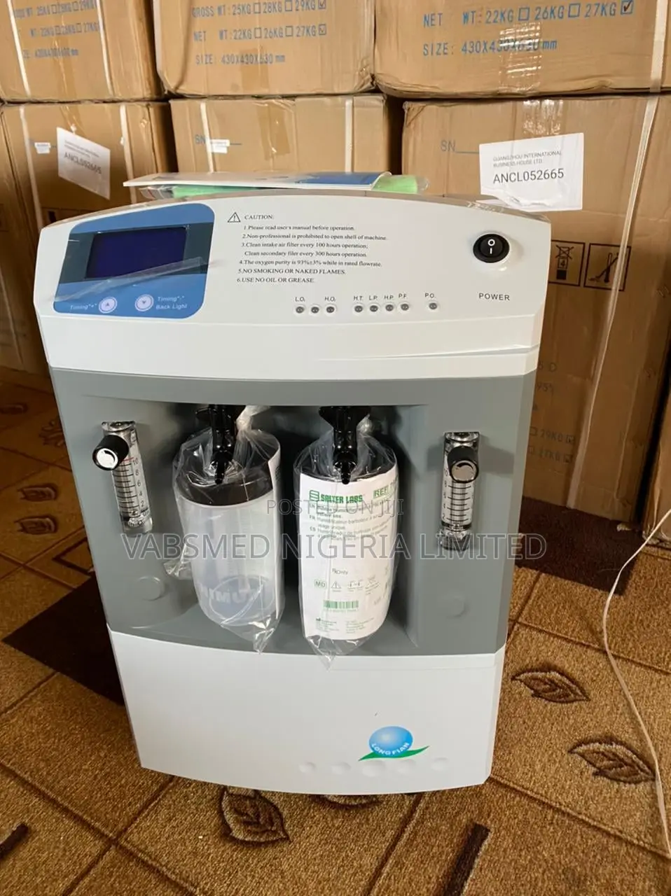 Oxygen Concentrator – Double Humidifier