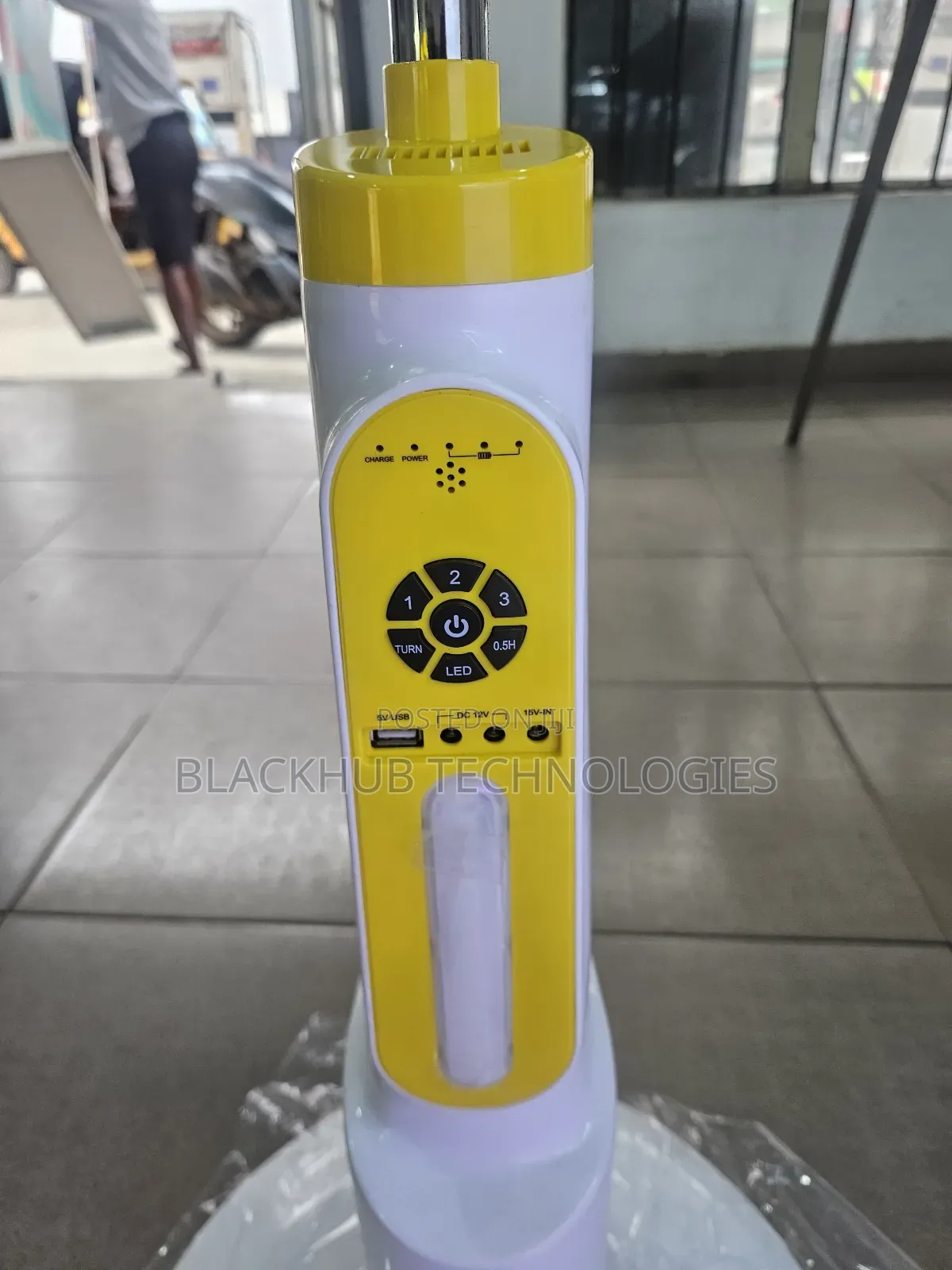 Mewe Rechargeable Standing Fan 18 Inches Blade With Free Solar Panel