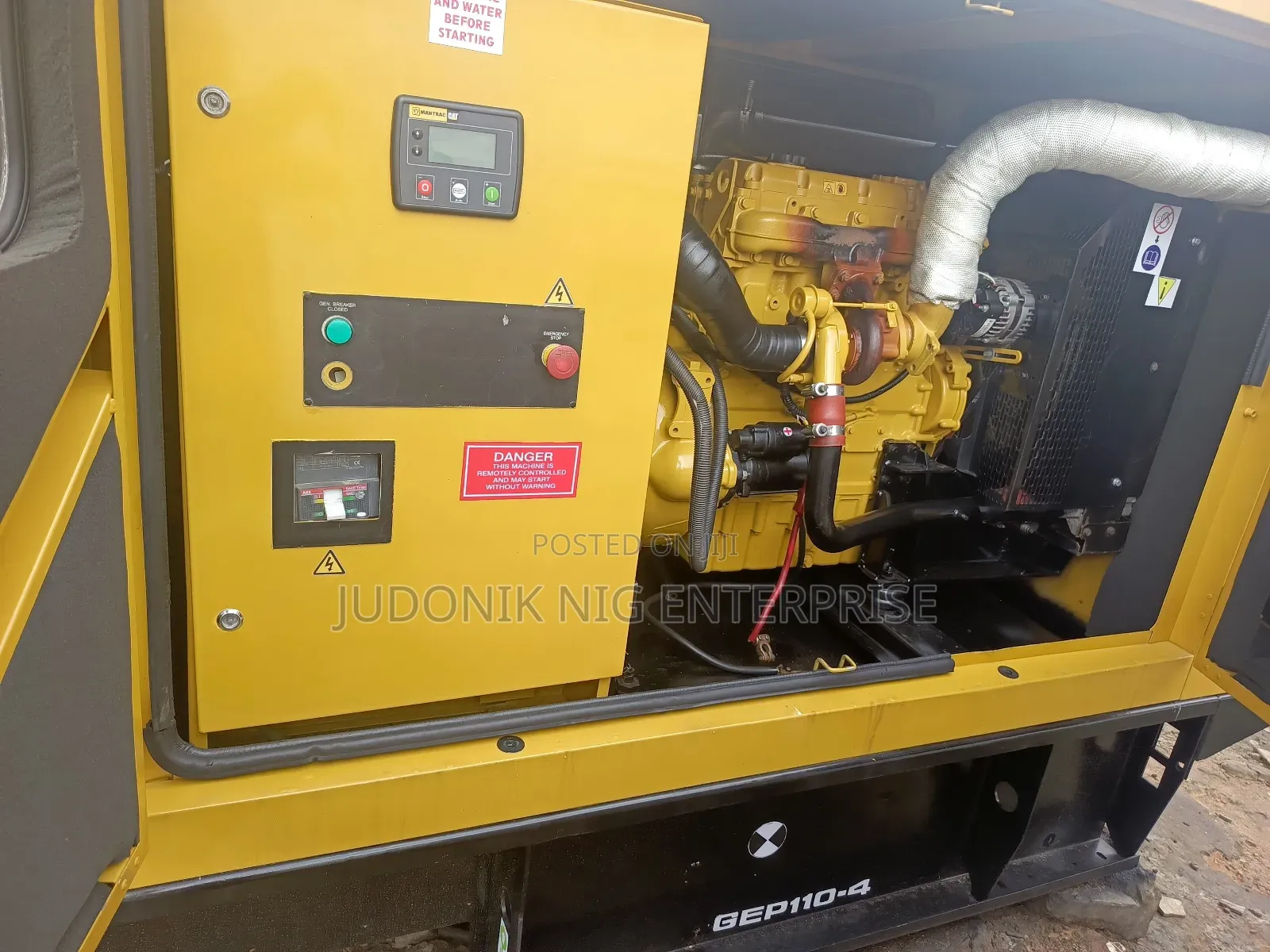 100kva Cat Generator 4-Cylinder