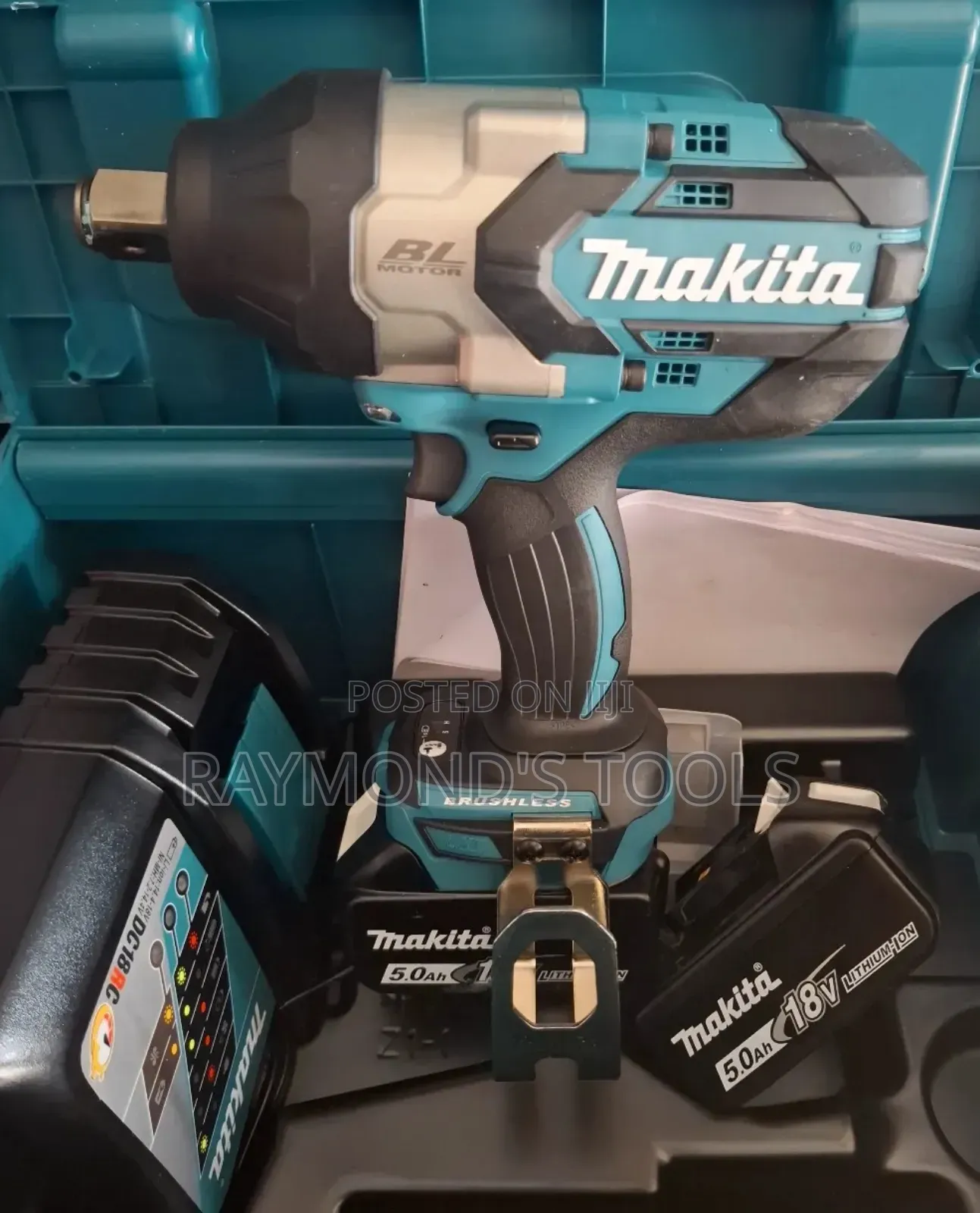 Cordless 3/4" Impact Wrench Makita Dtw1001rtj
