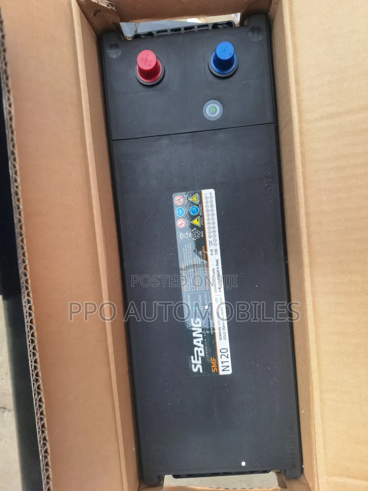 12v 120ah Sebang Mf Korea Battery