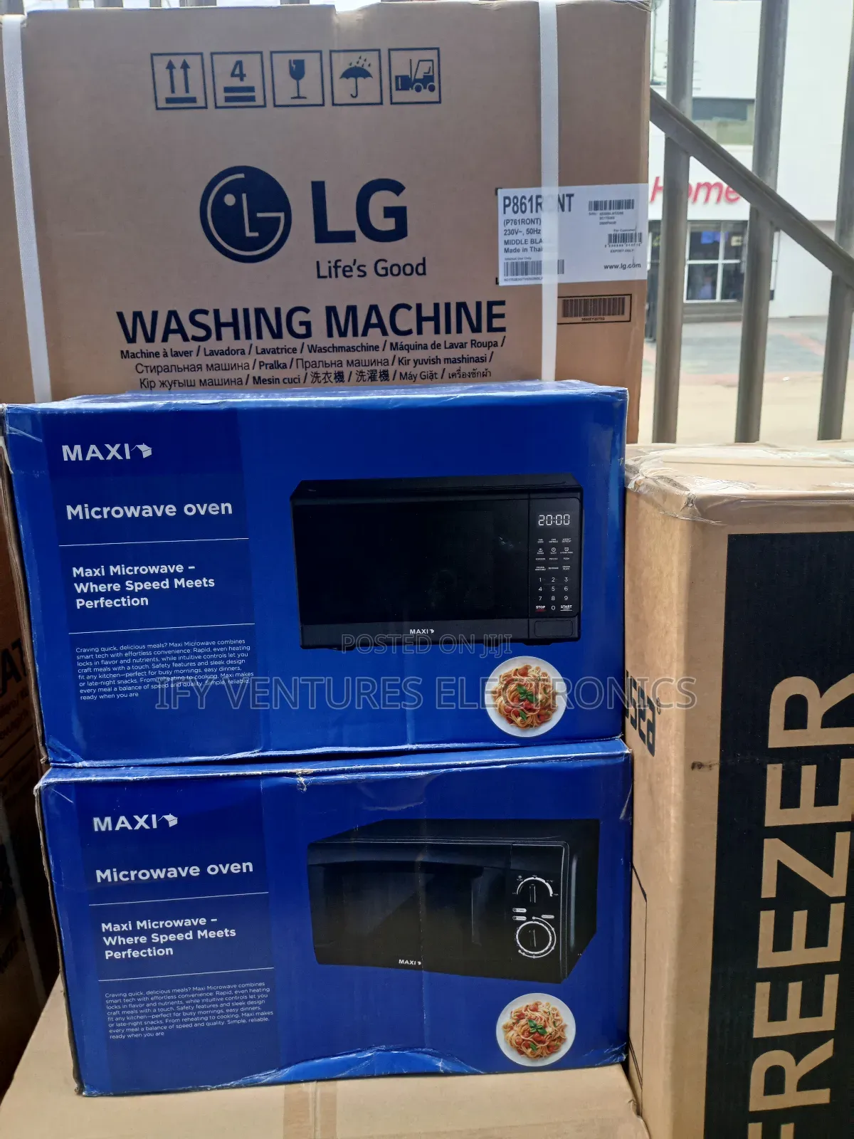 Maxi Microwave, 20 Liters Digital, Black Color