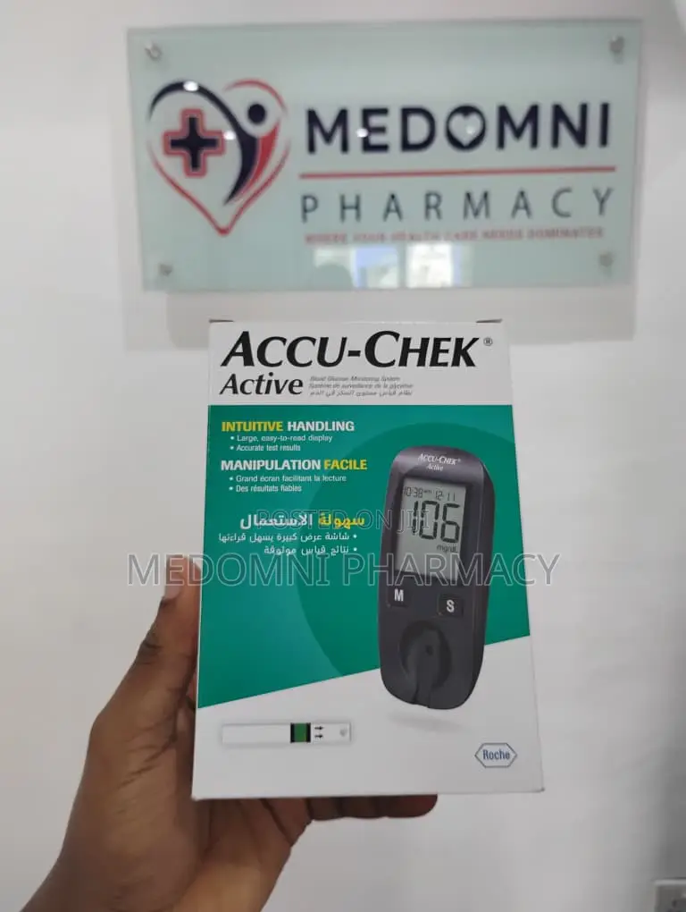 Accu-Chek Active Blood Glucose Monitoring System – Glucometer Kit