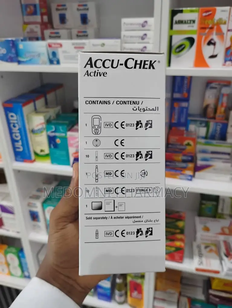 Accu-Chek Active Blood Glucose Monitoring System – Glucometer Kit
