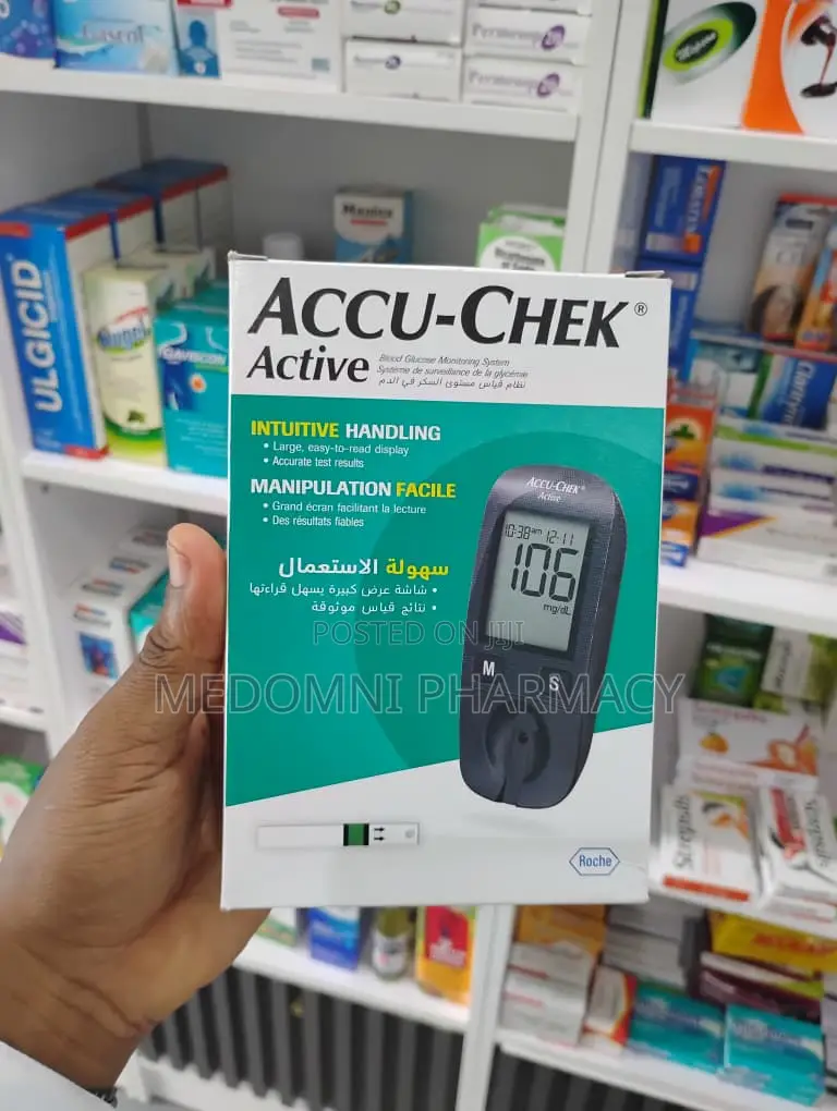Accu-Chek Active Blood Glucose Monitoring System – Glucometer Kit