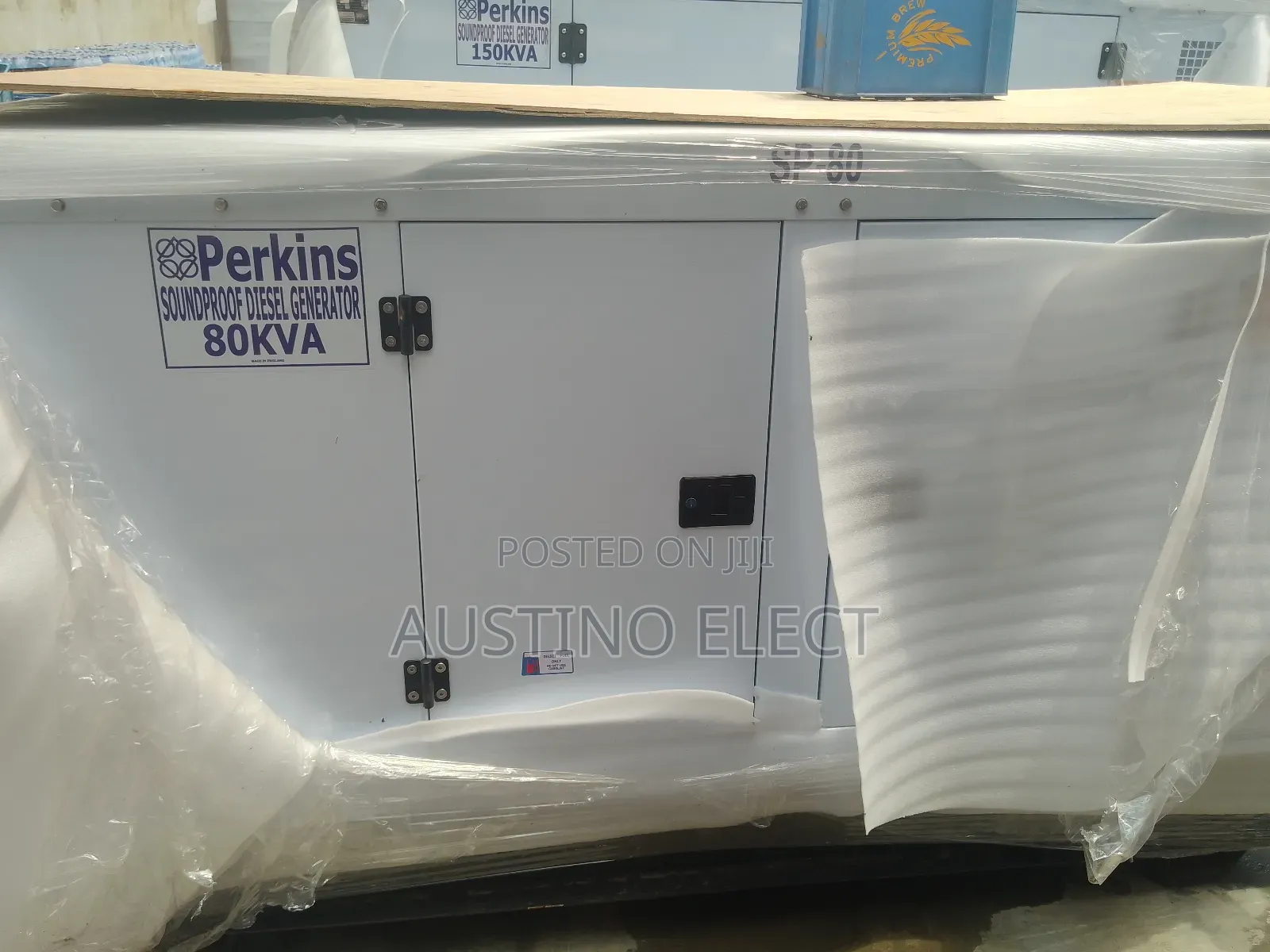Consistent Power Supply With 80kva Soundproof Engine