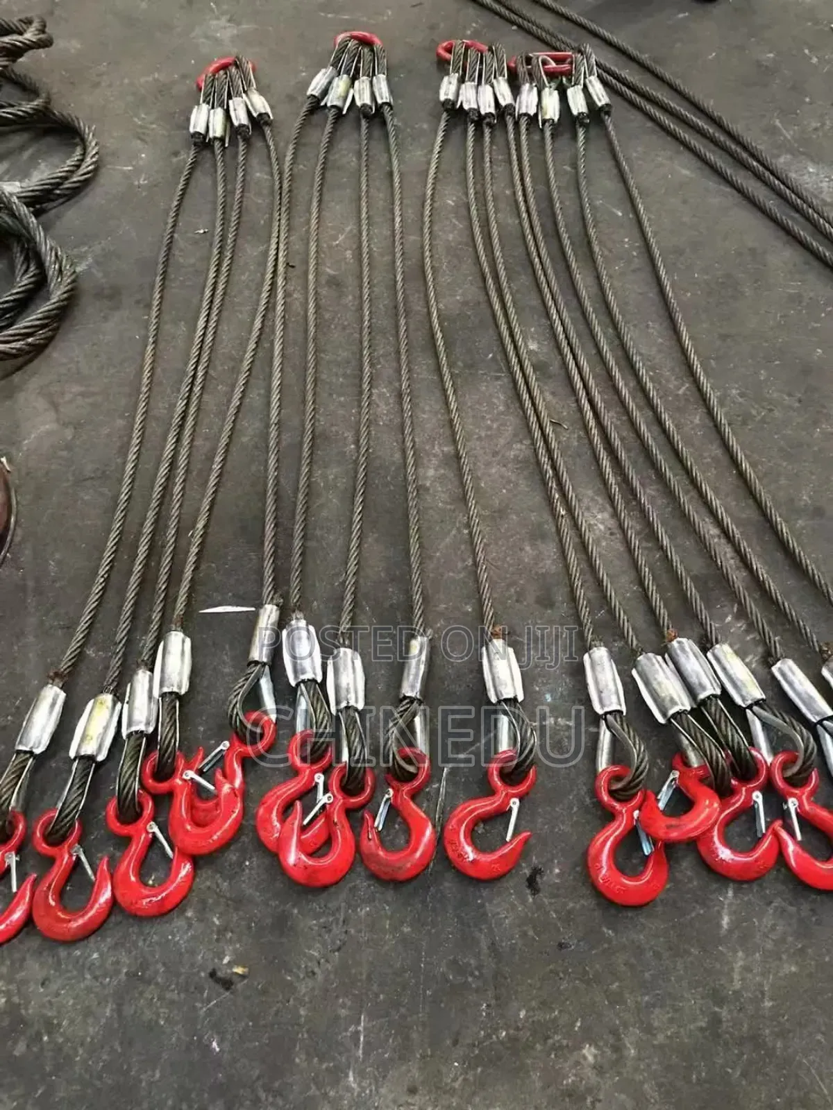 Heavy Duty 4 Leg Wire Rope With Hook