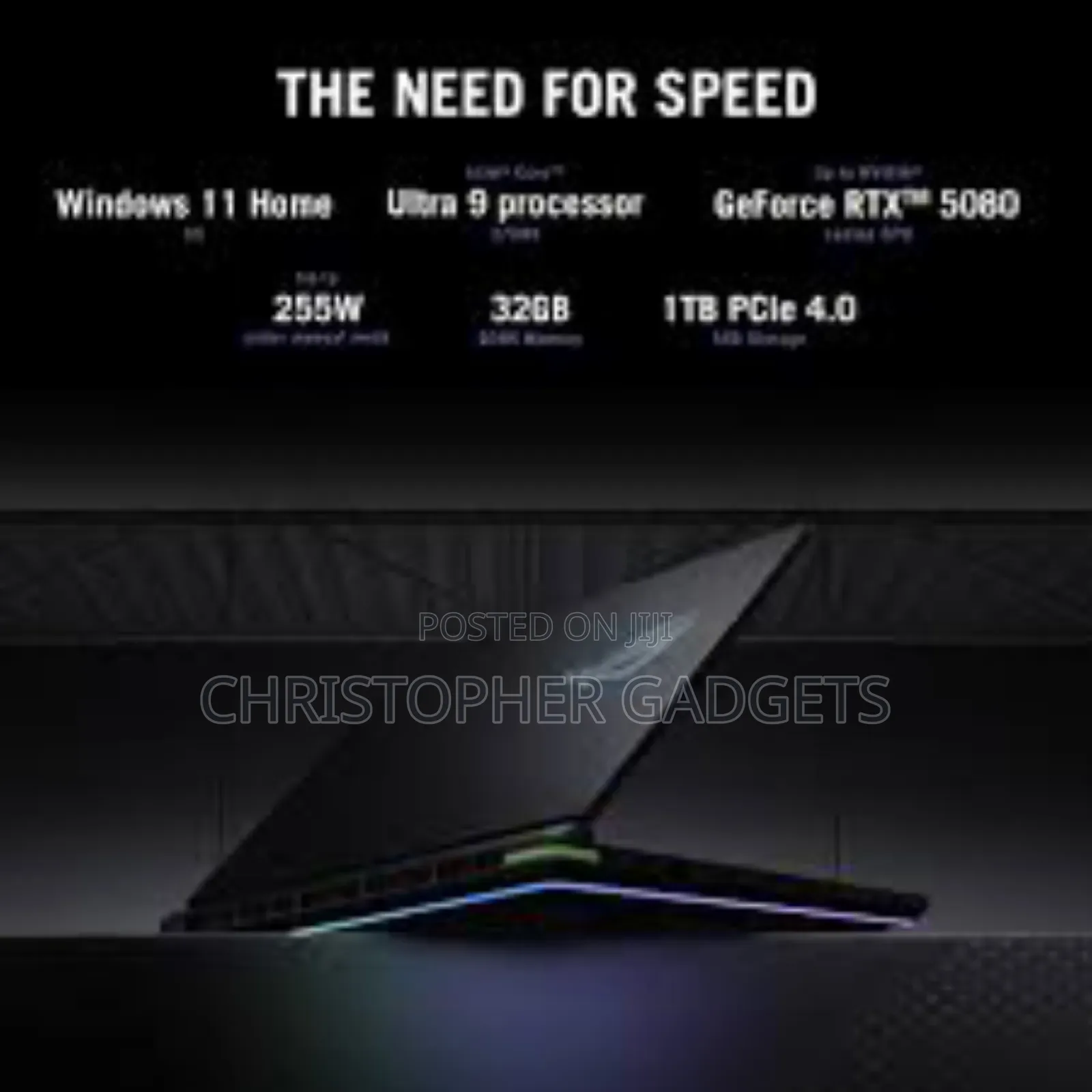 New Laptop Asus ROG Strix G16 G614 32GB Intel Core Ultra 9 SSD 1T