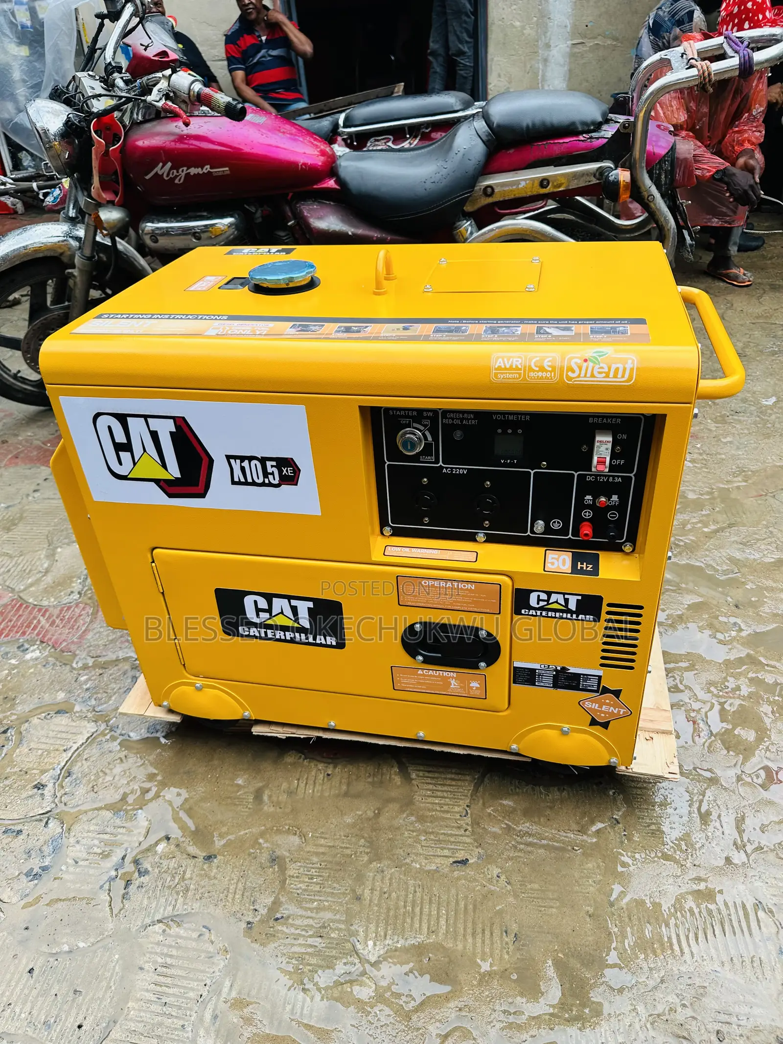 Super 10.5kva Cat Generator With Warranty Authentic