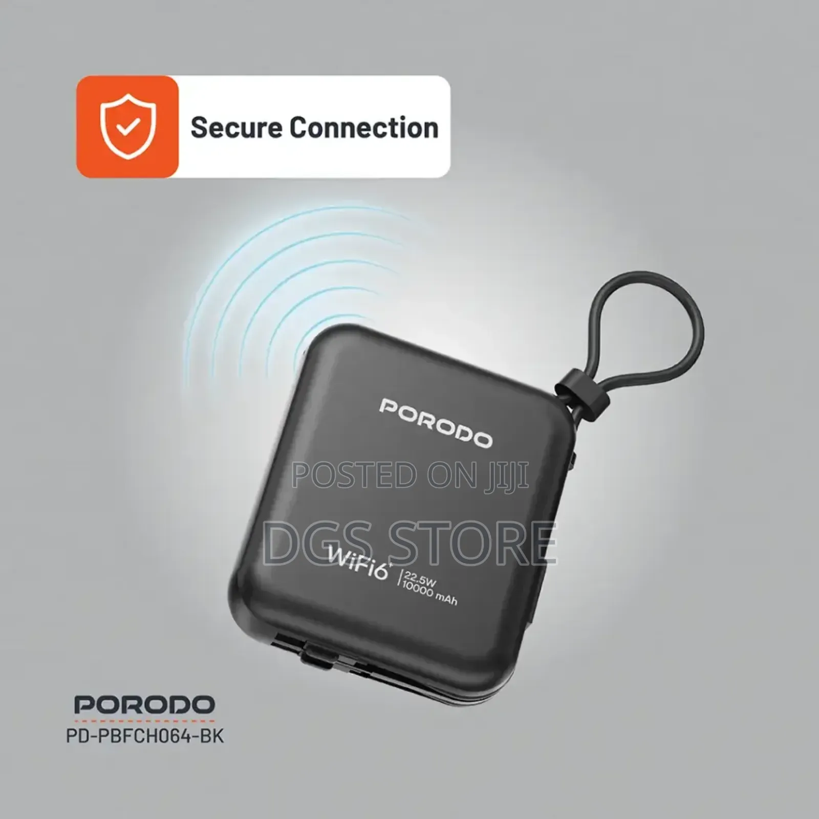 Porodo Pb064 4g Lte/ Wifi 6 Pocket Router