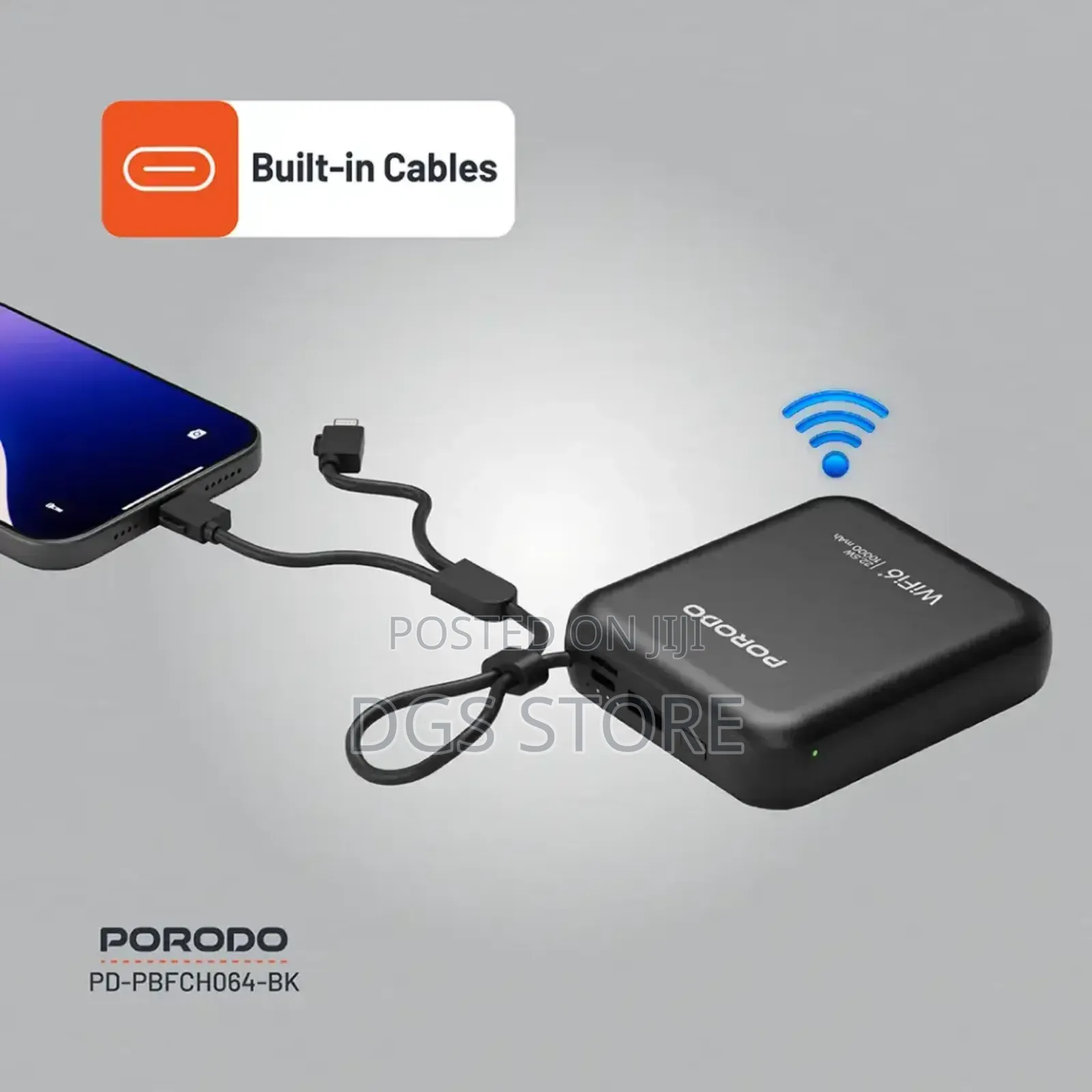 Porodo Pb064 4g Lte/ Wifi 6 Pocket Router