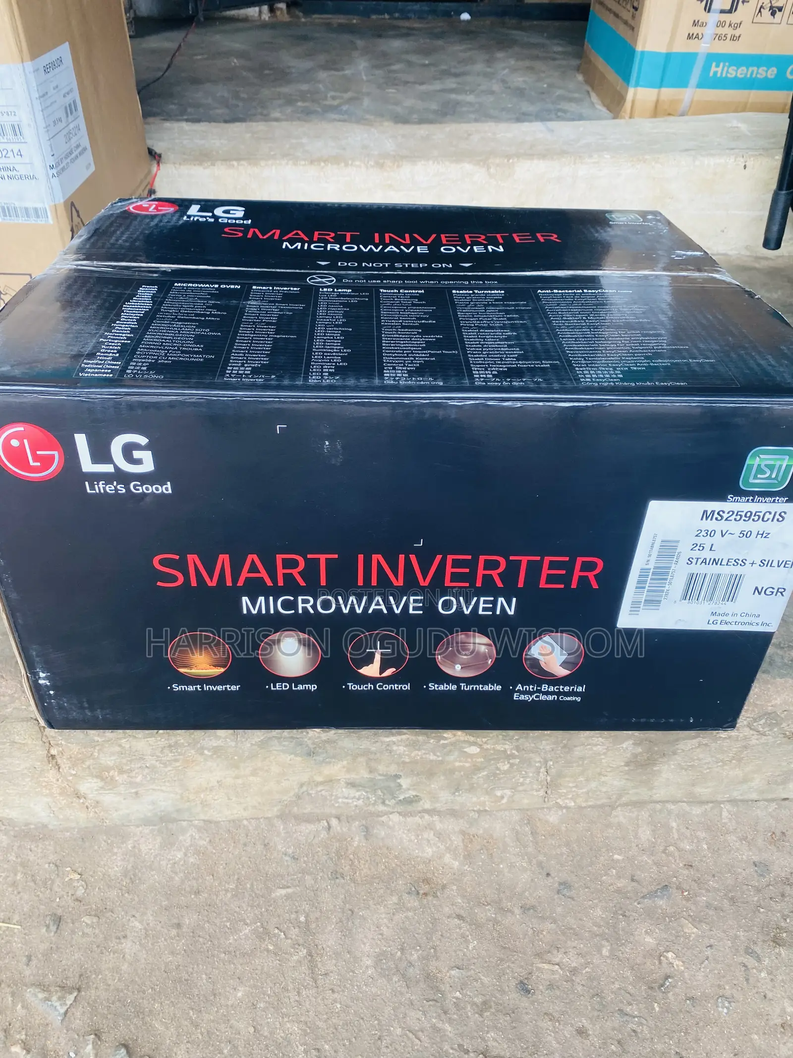 Lg Smart Inverter Microwave 25l Available