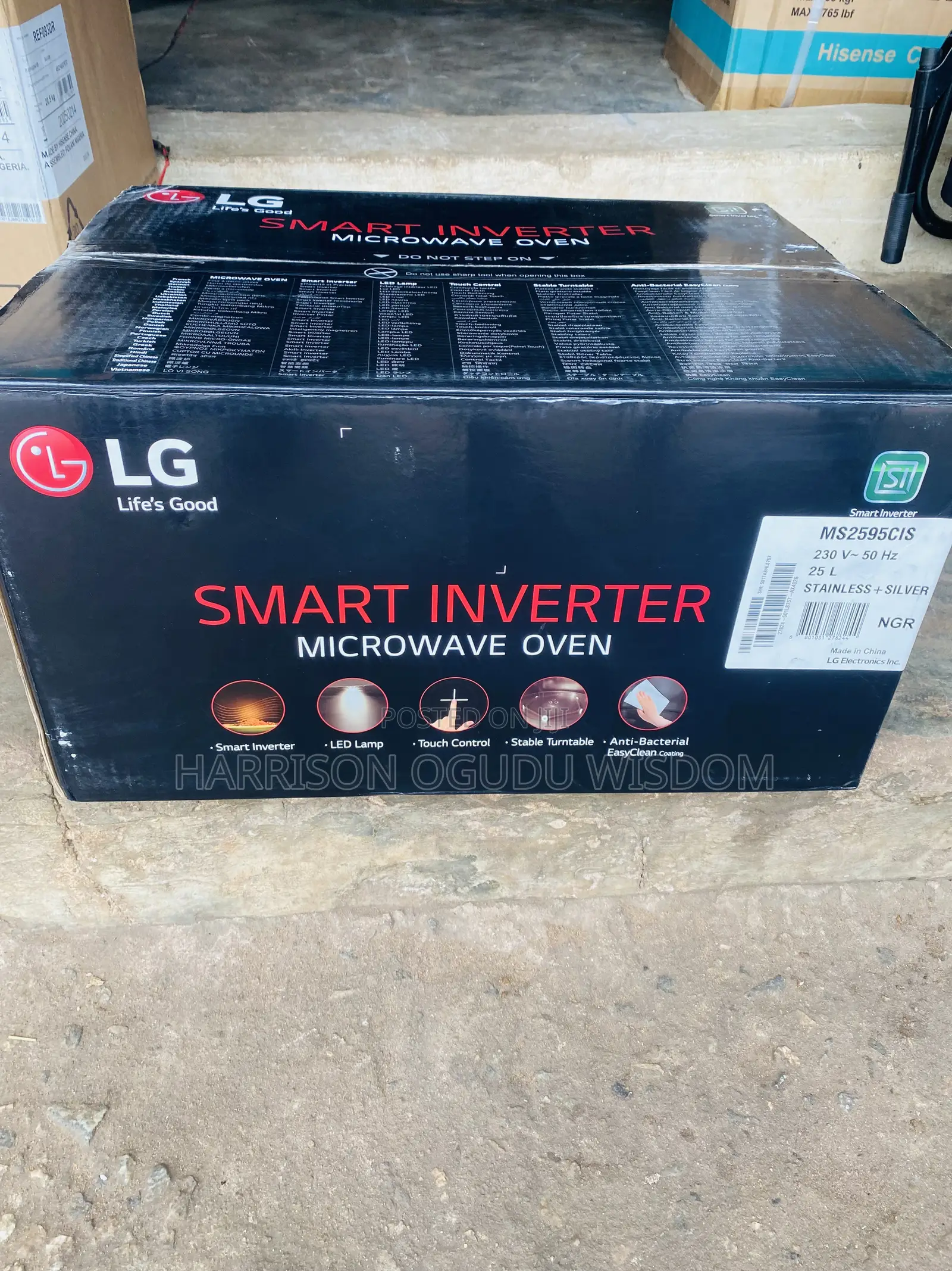 Lg Smart Inverter Microwave 25l Available
