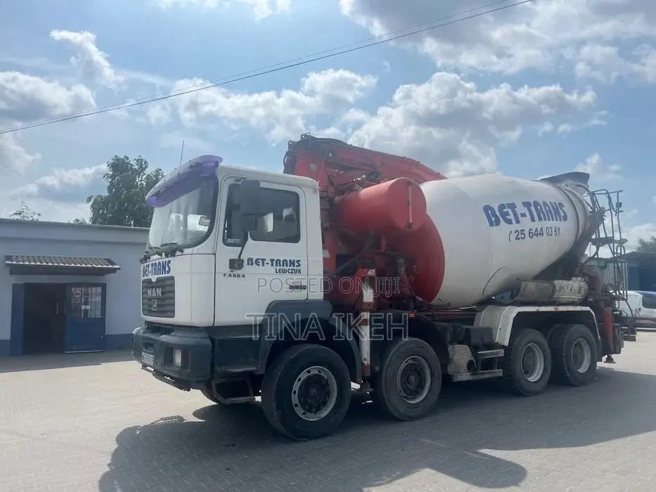 Man Diesel Concrete Pump Mixer 2006 White