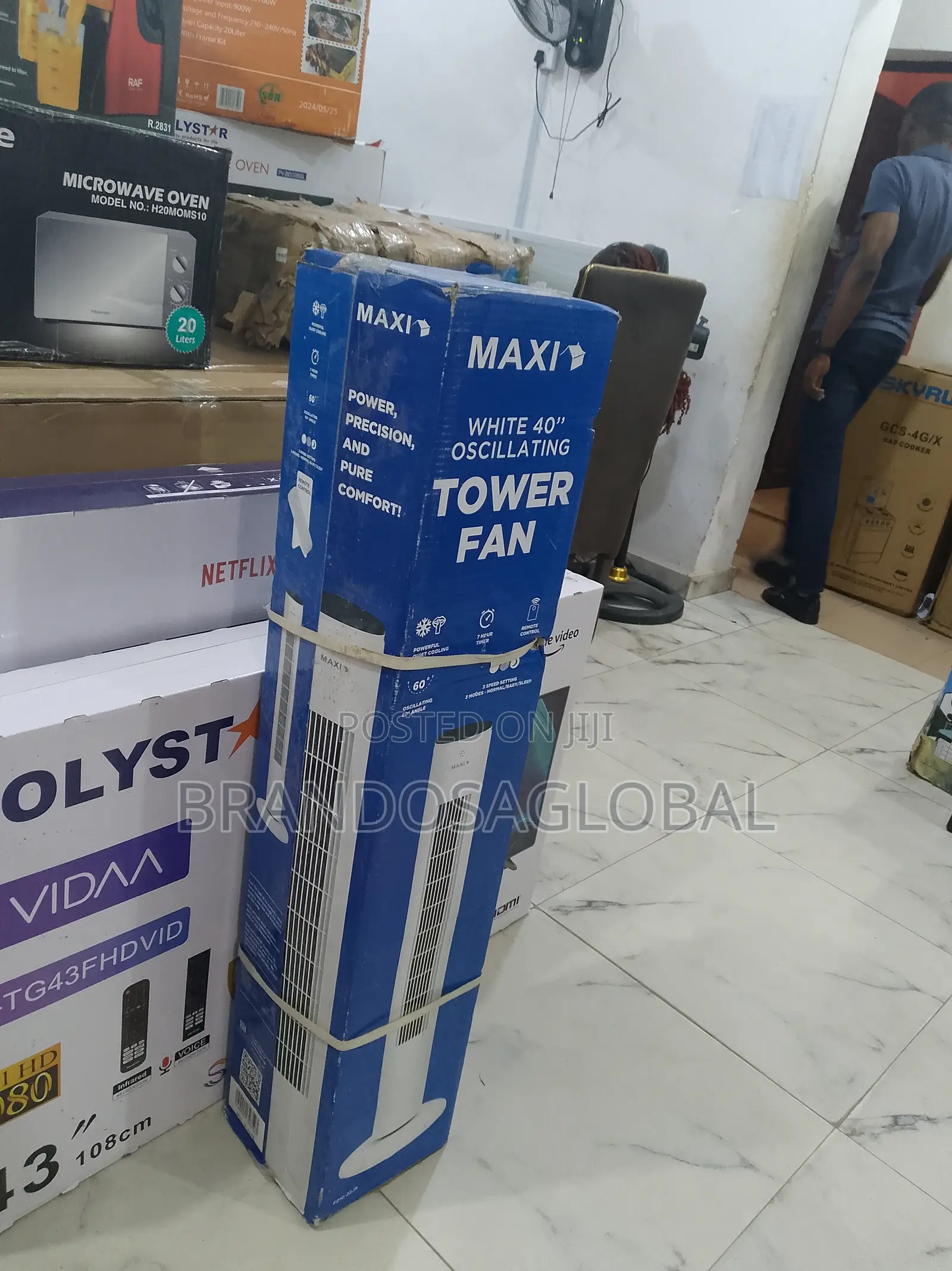 Maxi Tower Fan With Remote Controlmaxi Tower Fan With Remote Control