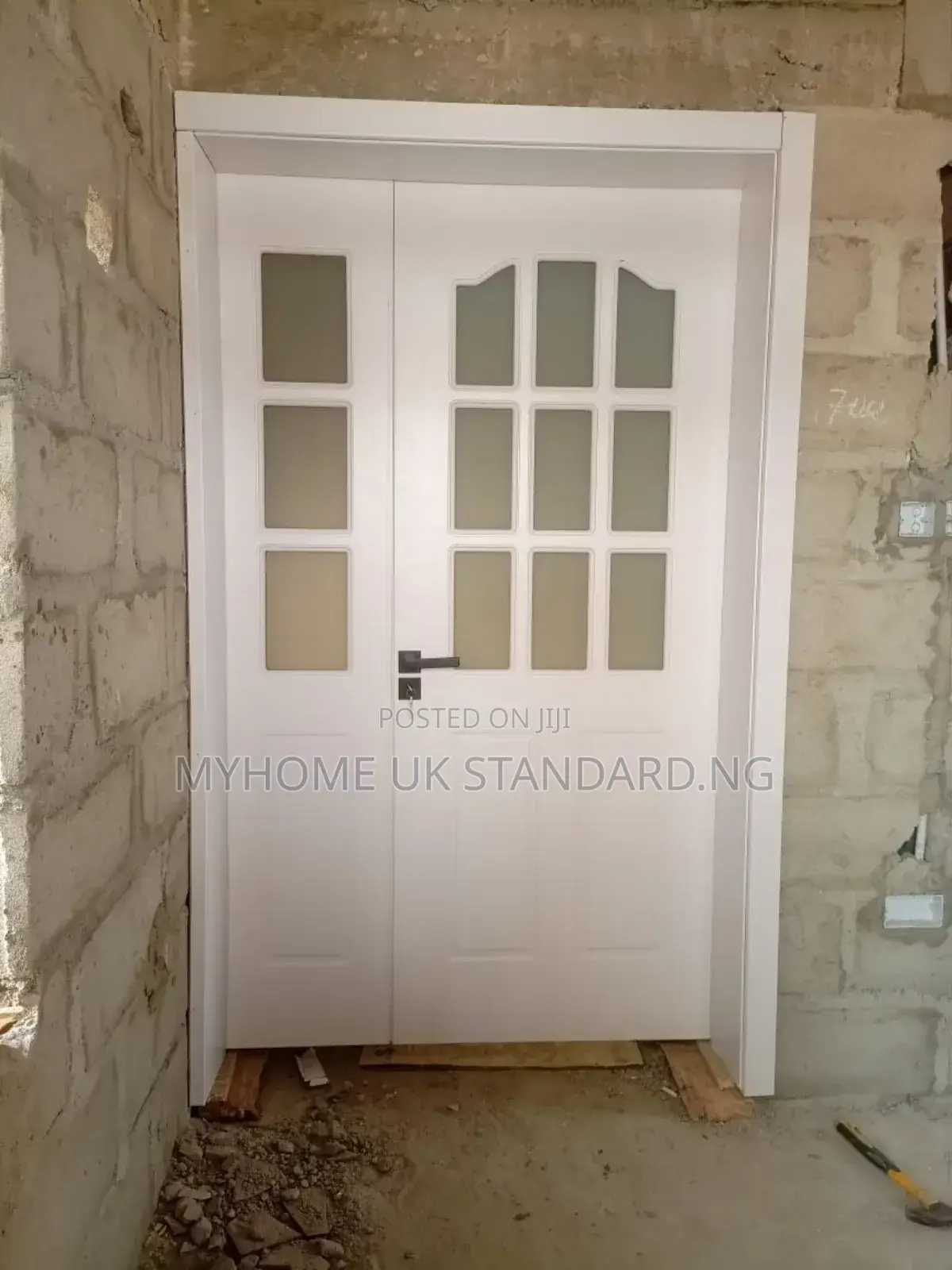 9" Frame 4ft Kitchen to Dinning HDF Wooden Door