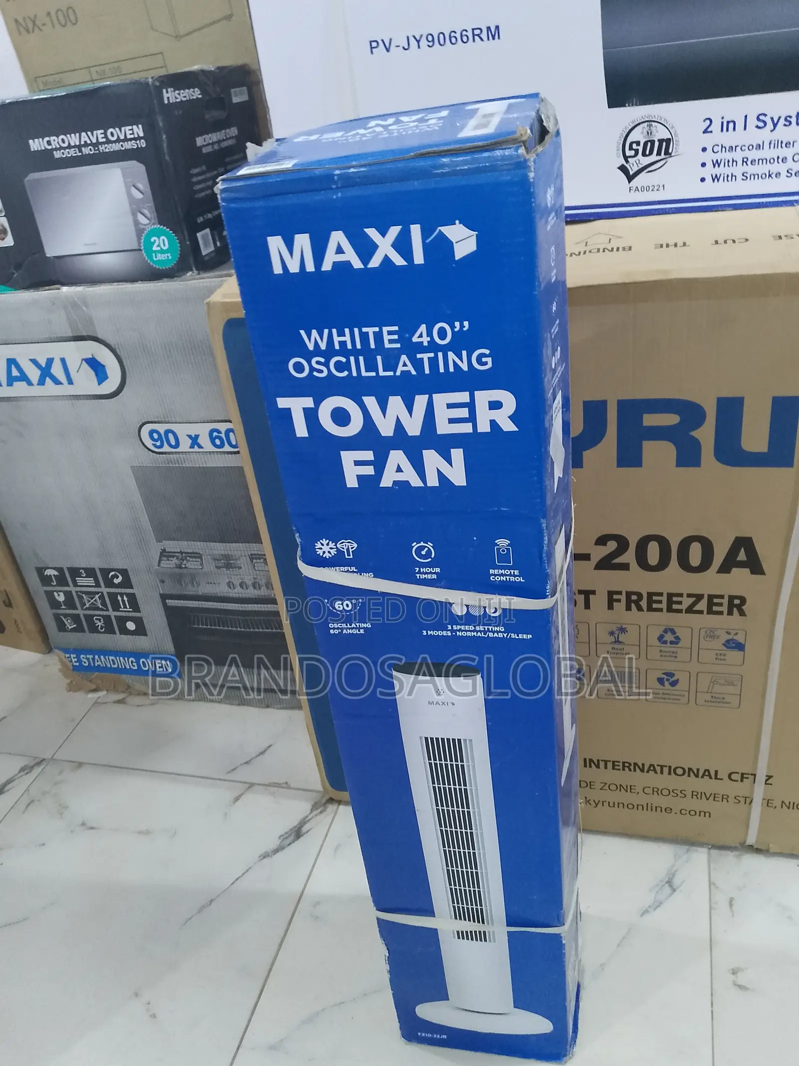 Tower Fan for Home and Office – Maxi Brand