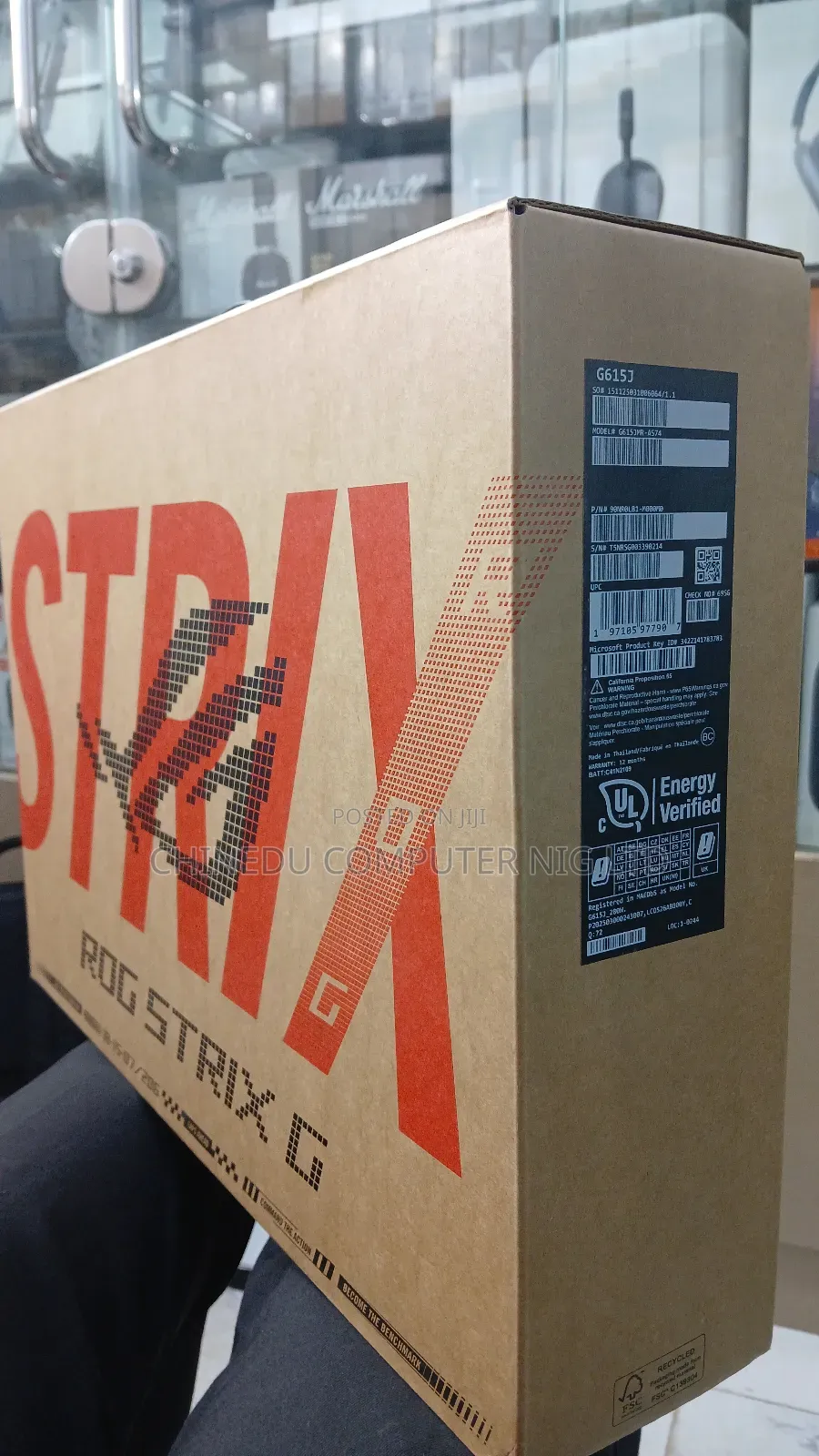 New Laptop Asus ROG Strix G16 G614 16GB Intel Core i7 SSD 1T