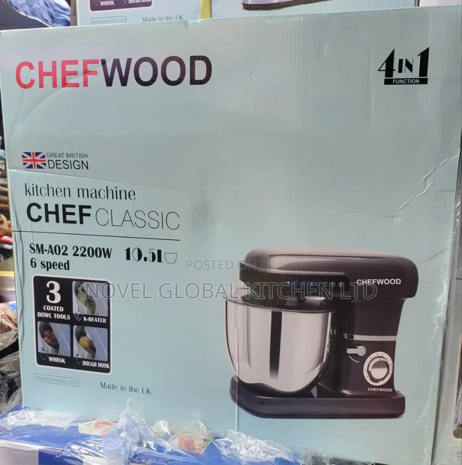 Chefwood Kitchen Machine 10.5l Mixer