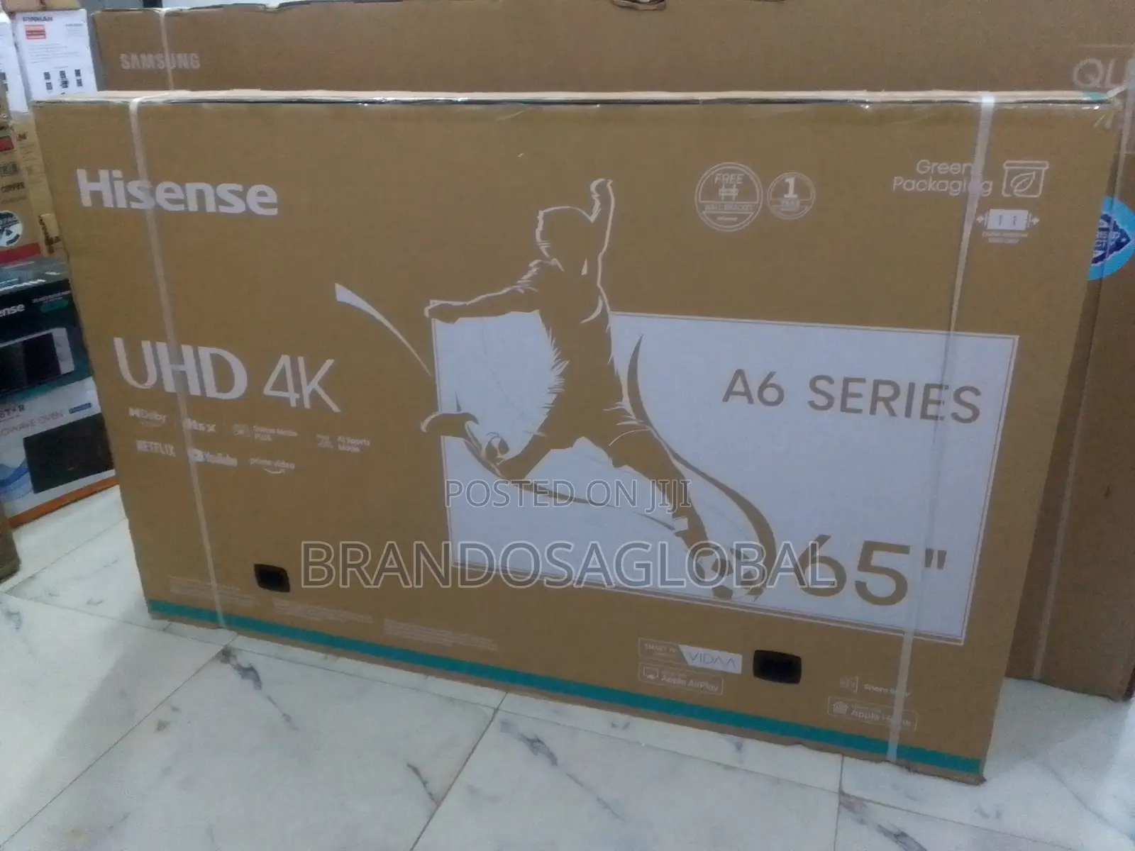 Smart 65 Inches Hisense Tv With Clarity