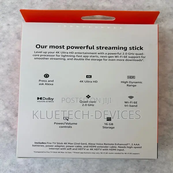 Amazon Fire Tv Stick Max Streaming Device, Supports Wi-Fi 6e